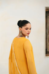 Marigold Chikankari
