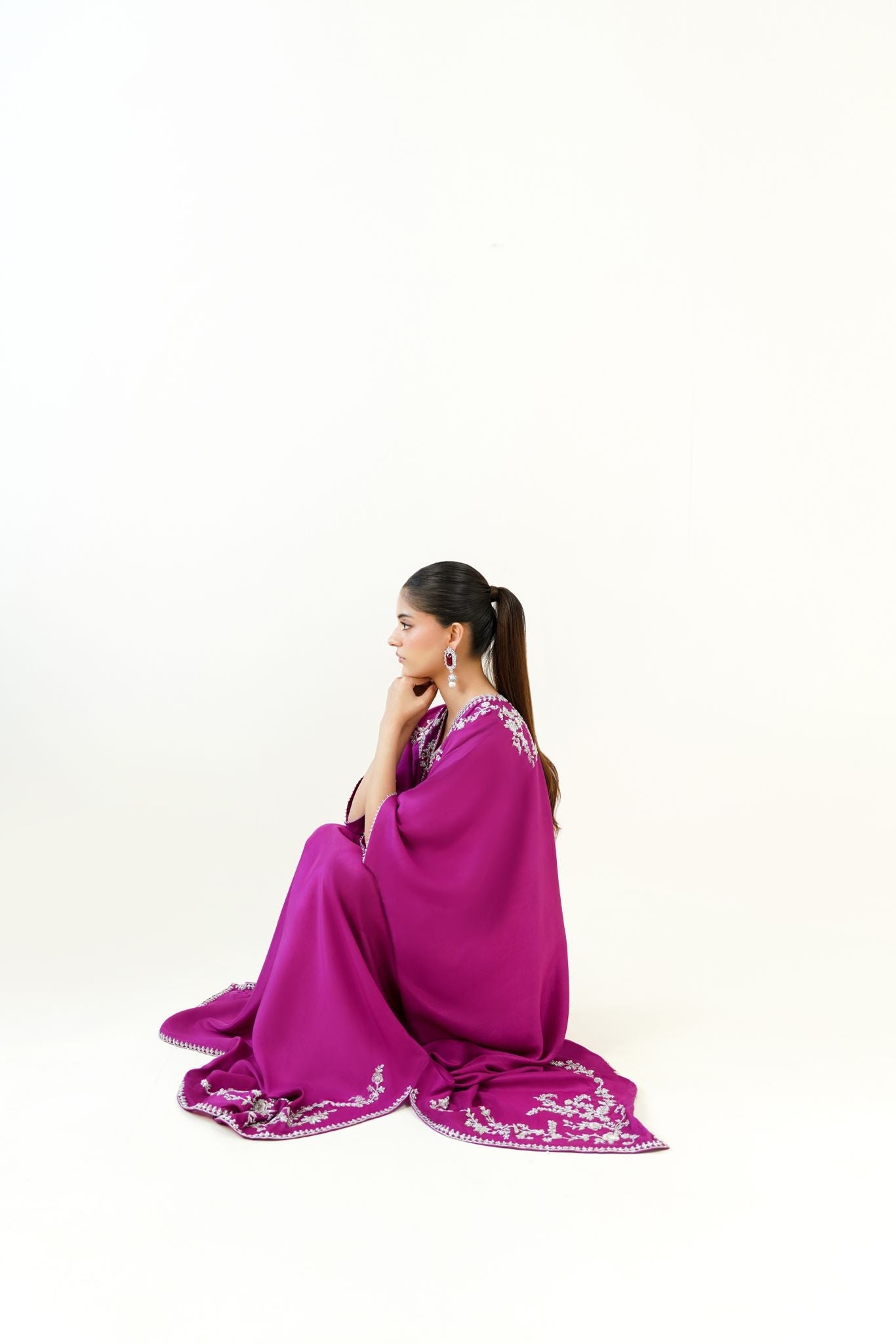 Magenta Kaftan