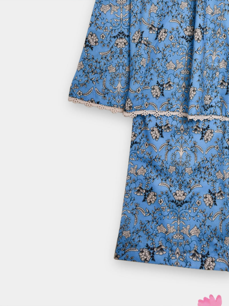 (Teens) 2 Piece - Digital Printed Lawn Suit Tn00003