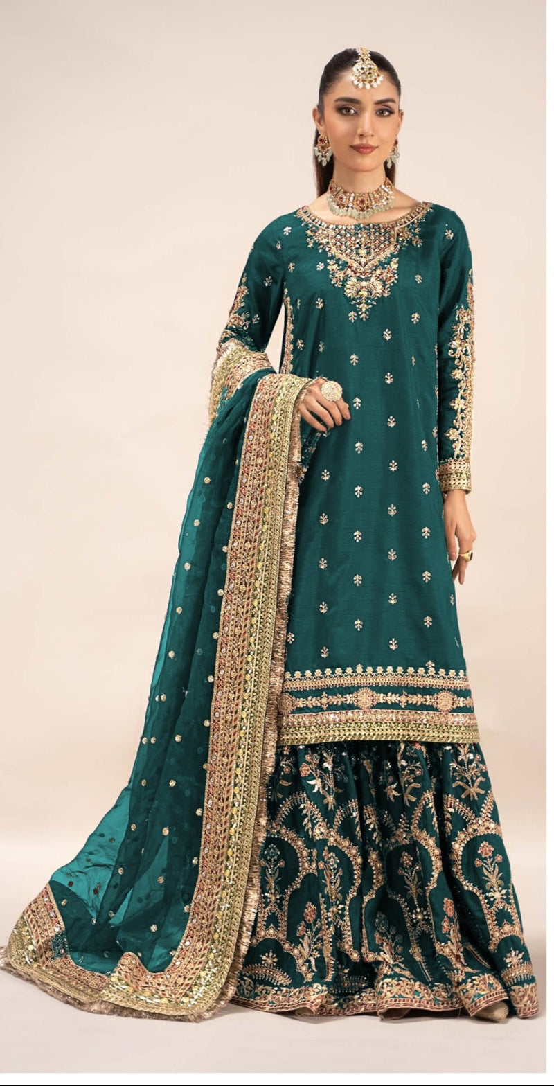 Maria B – Green Gharara Style