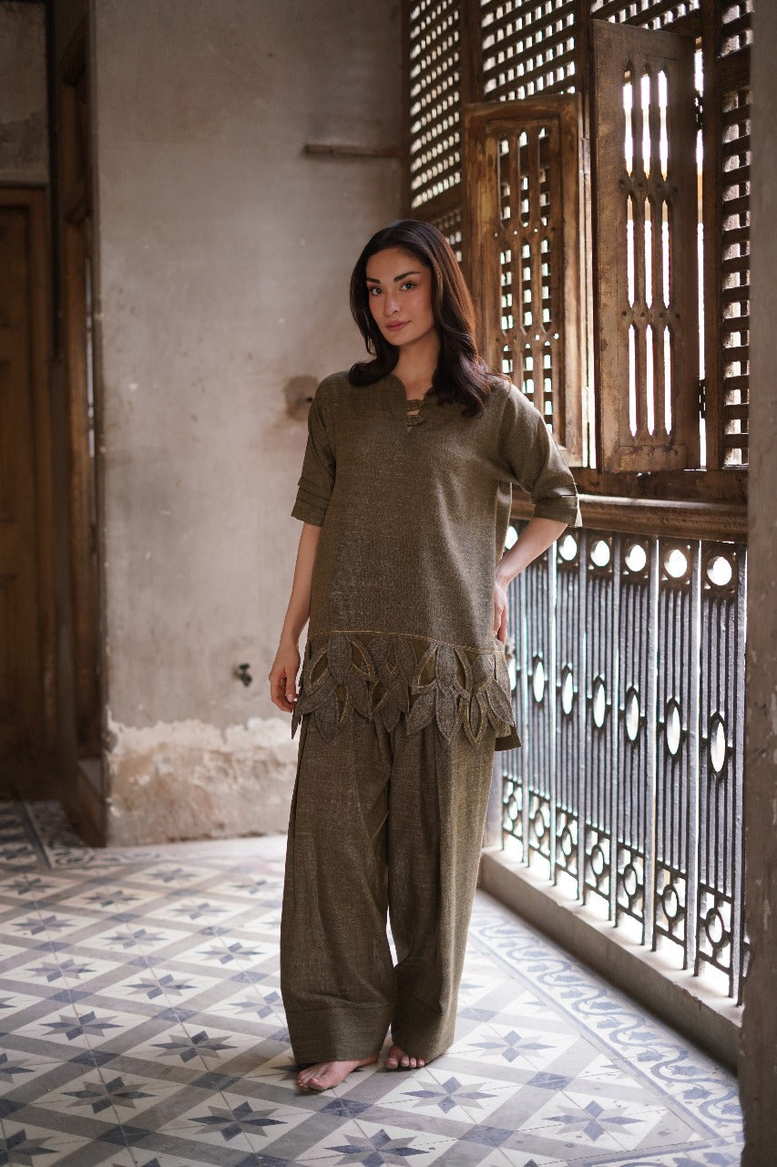Olive Haze Matching Set
