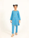 (Kids) 2 Piece - Embroidered Lawn Suit FKD-090