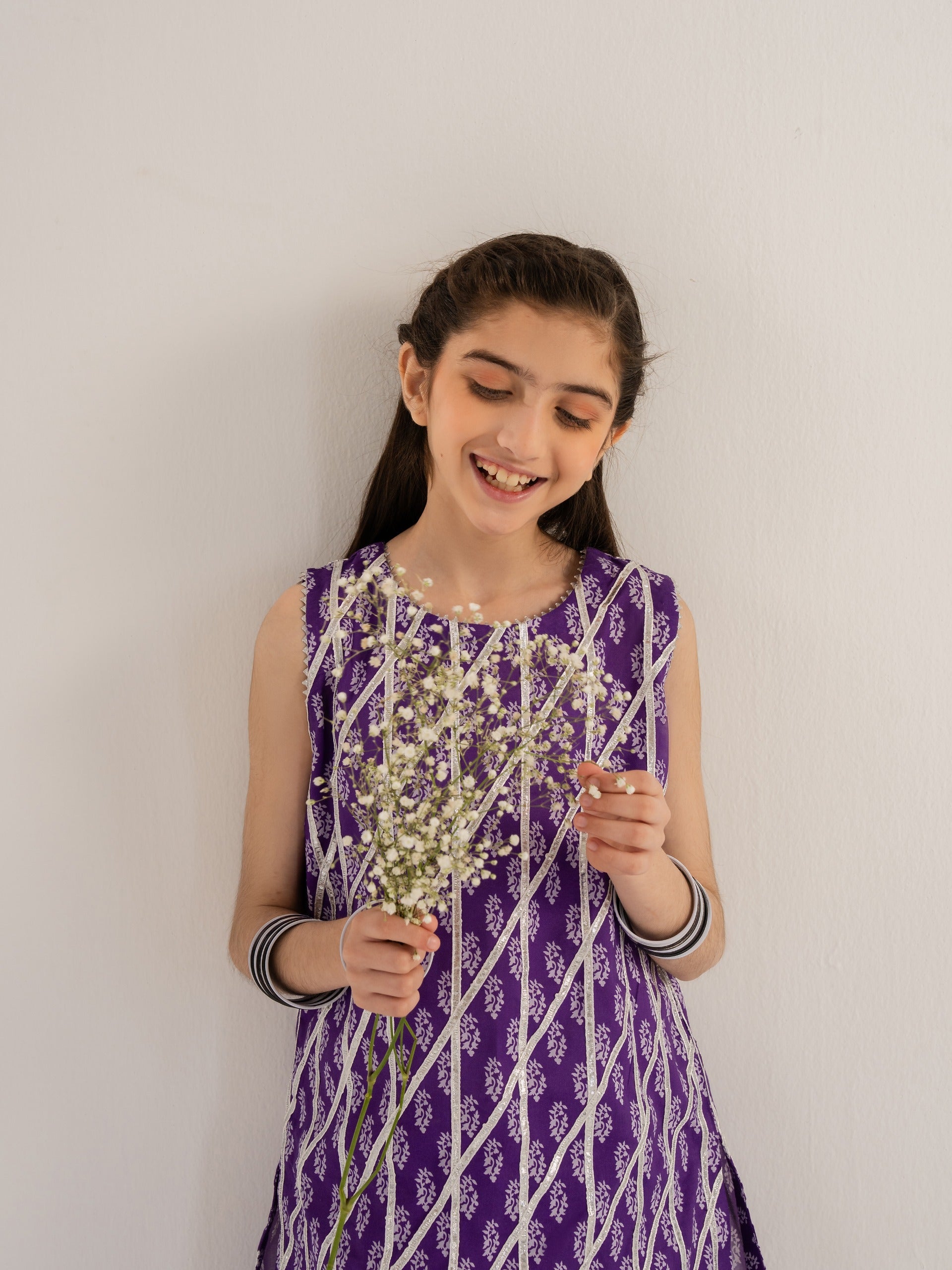 (Kids) - 2 Piece Digital Printed Lawn Suit FKD-030
