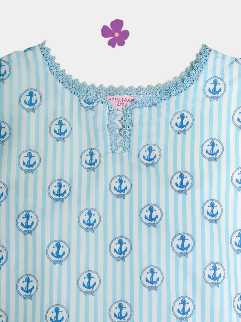 (Kids) - 2 Piece Digital Printed Lawn Suit Kd-100