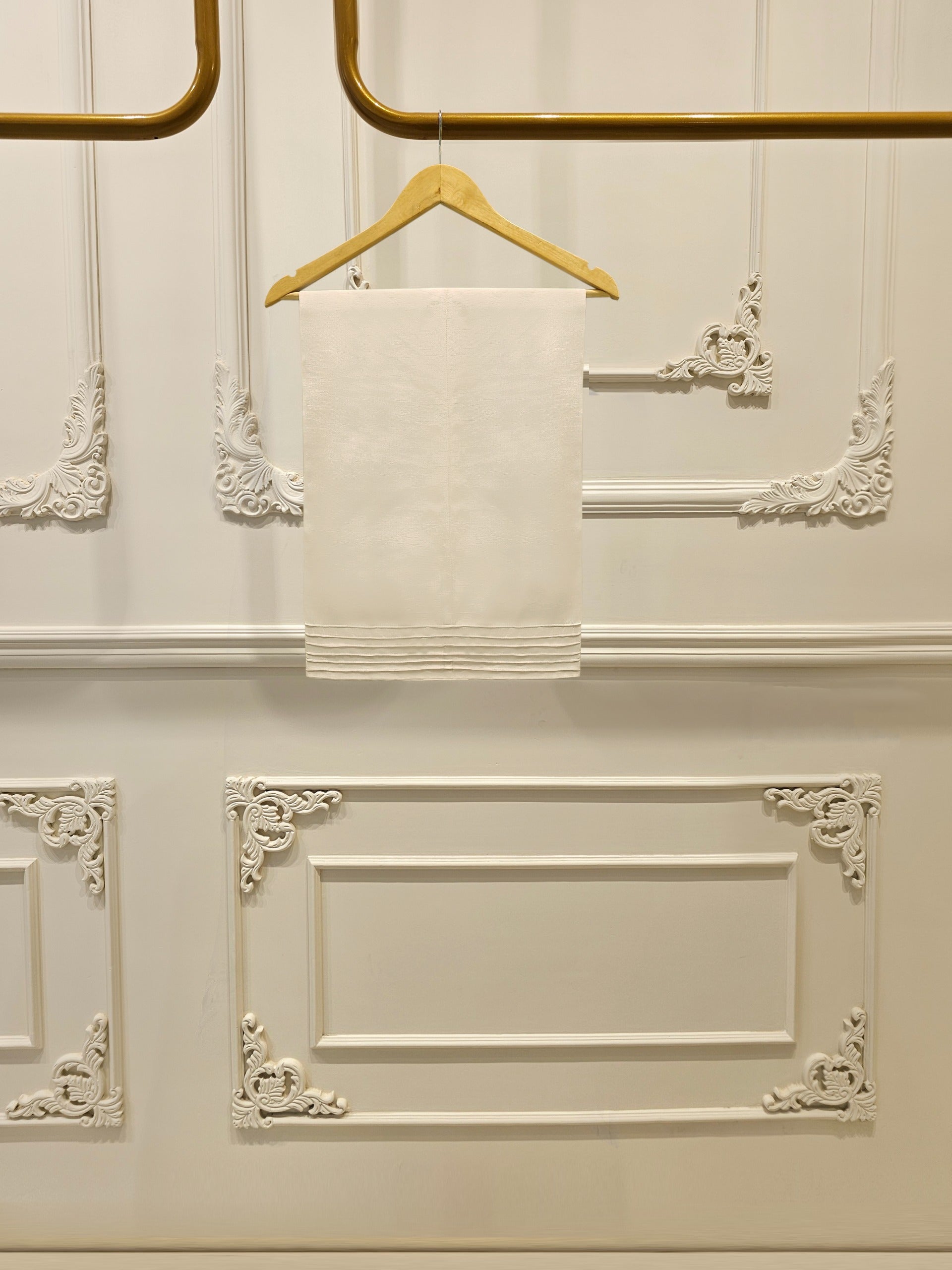 3 Piece - Pure Organza Embroidered Suit S112454