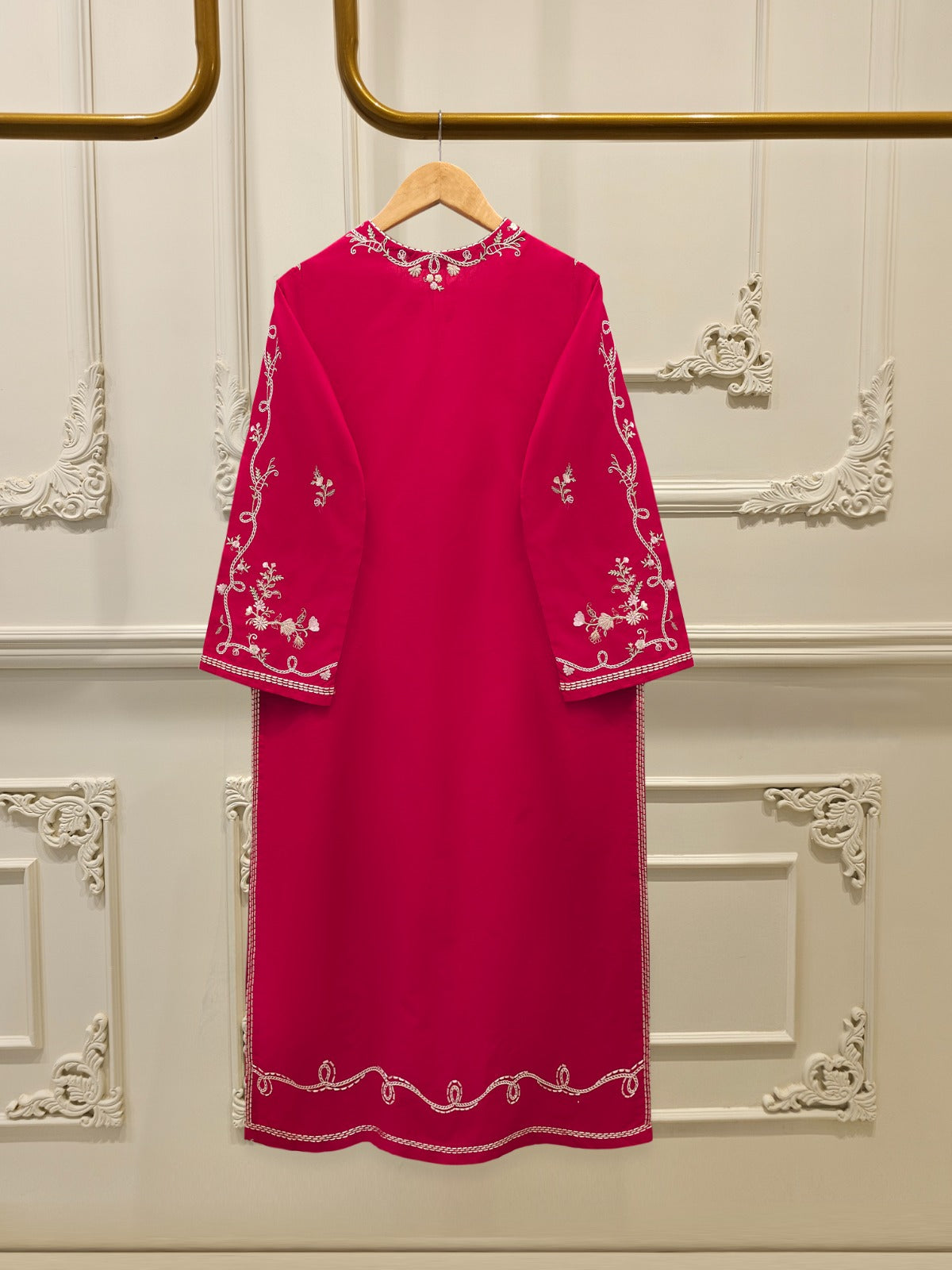 2 Piece - Embroidered Cambric Suit S112506