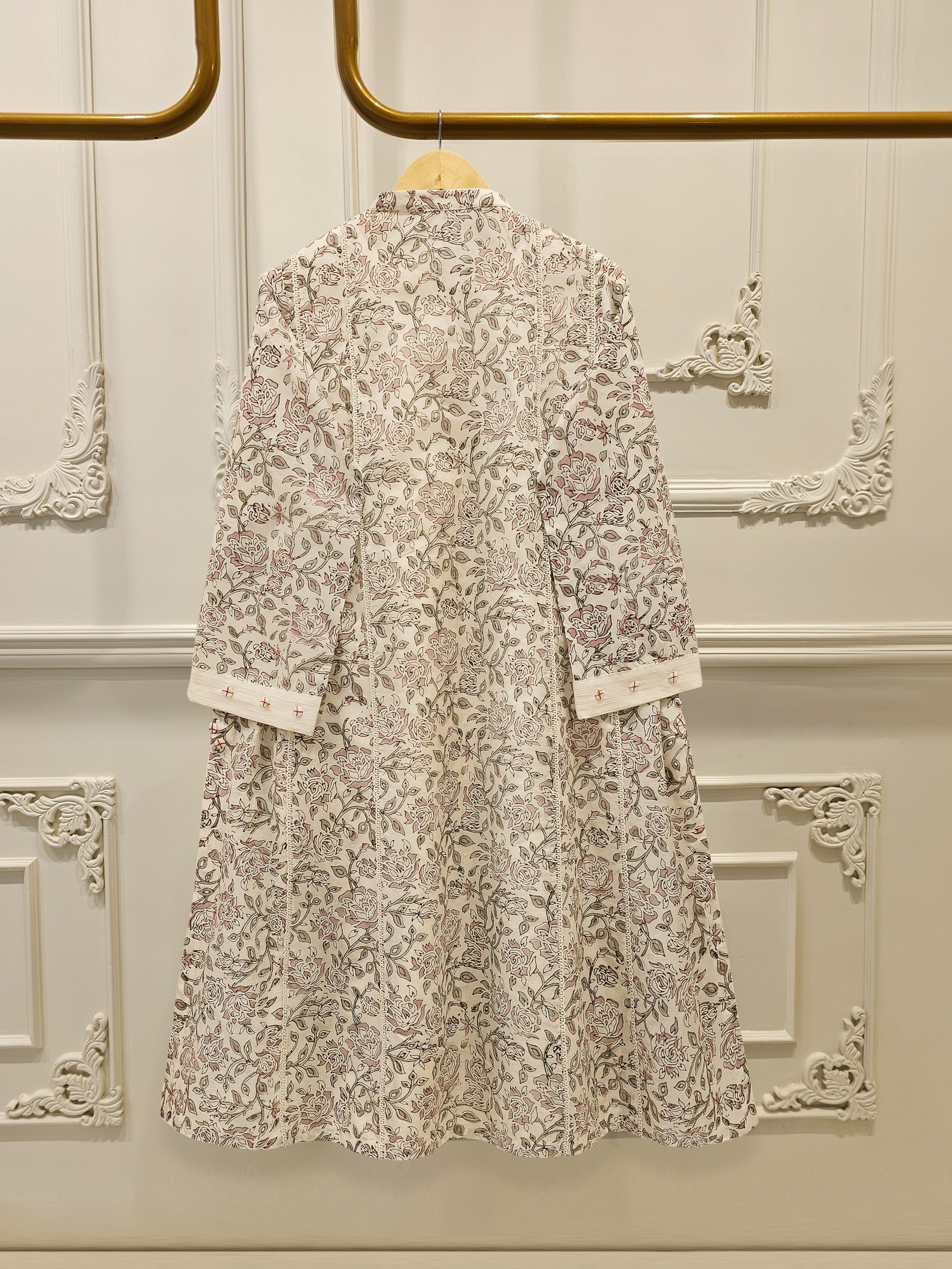 3 Piece - Hand Block Printed Kora Cotton Suit  S112945
