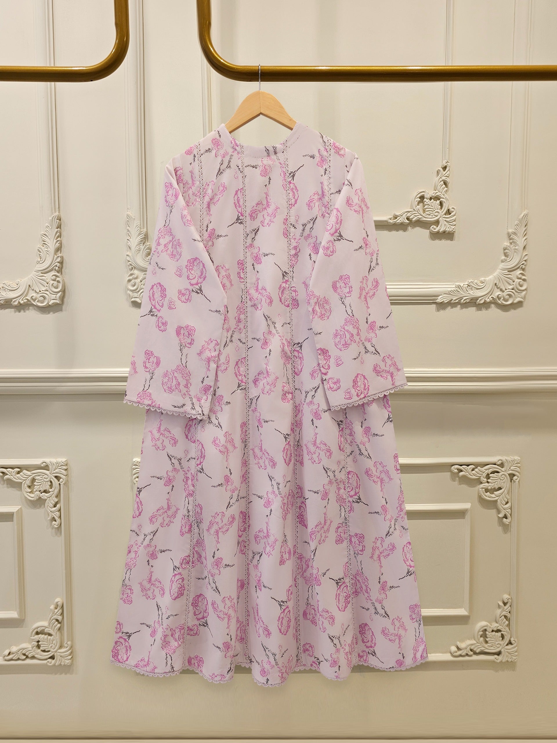 3 Piece - Digital Printed Cambric Suit S113073