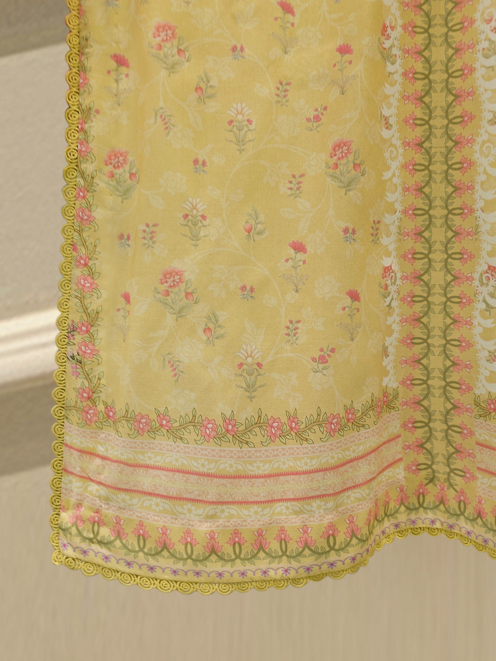 3 Piece - Digital Printed Cambric Suit S113074