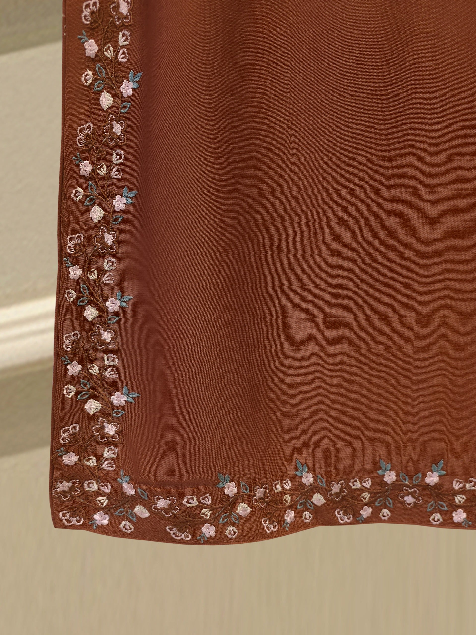 3 Piece - Pure Embroidered Cotton Net Suit S113221