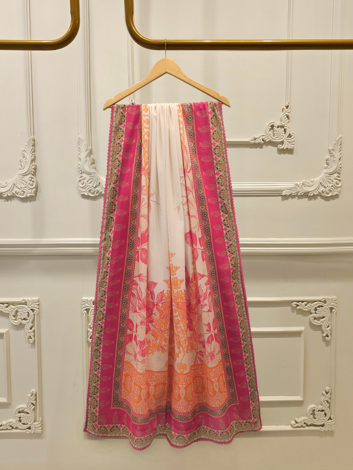 3 Piece - Digital Printed Embroidered  Cambric Suit S113357