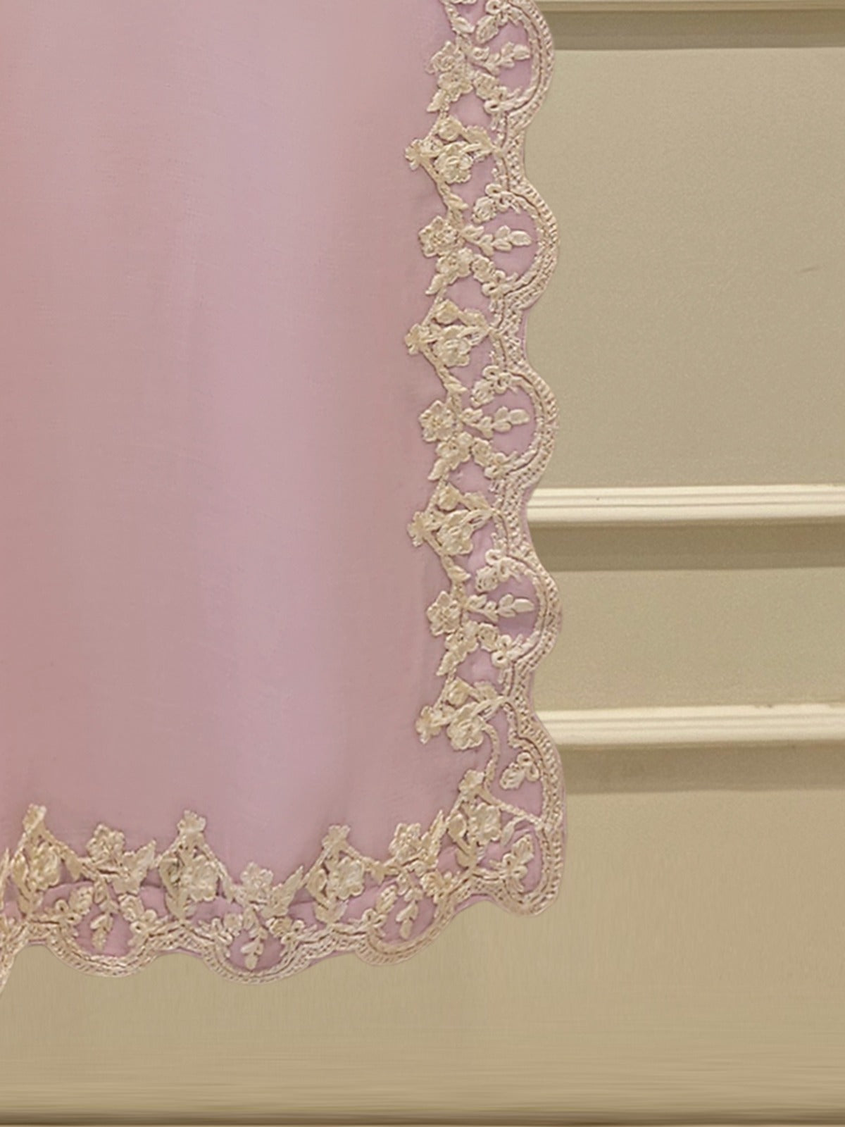 2 Piece - Pure Chiffon Embroidered Suit S112482
