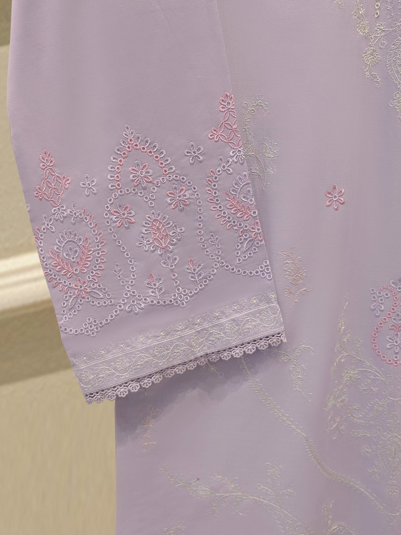 2 Piece - Embroidered Cambric Suit S113885