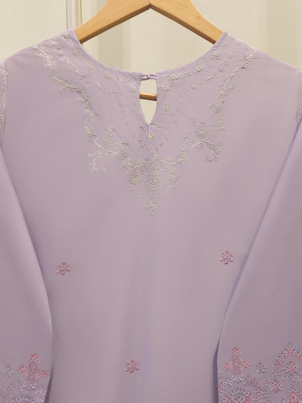 2 Piece - Embroidered Cambric Suit S113885