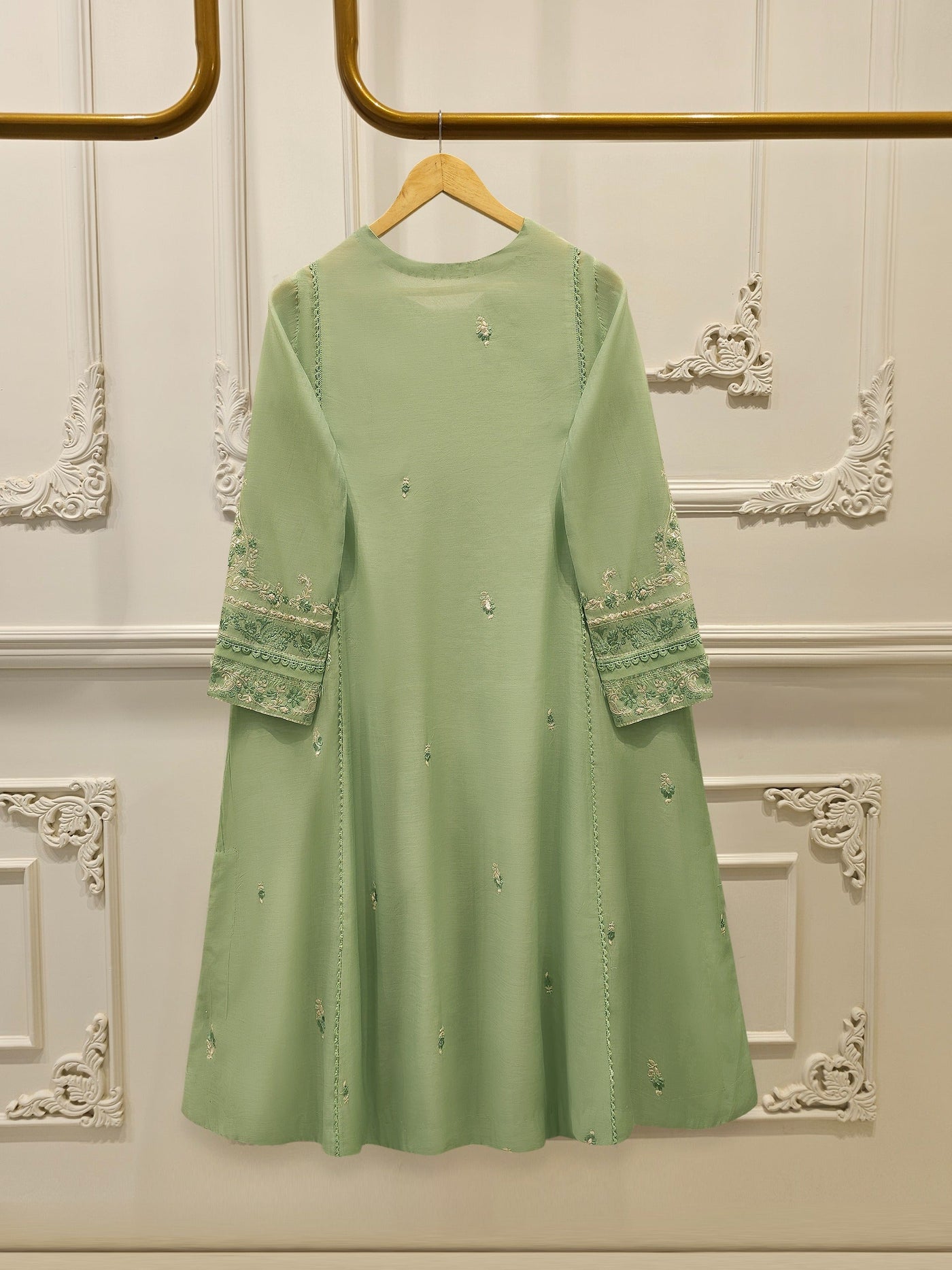 2 Piece - Embroidered Kora Cotton Suit S113893