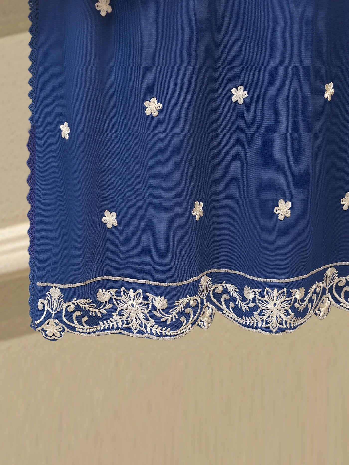 3 Piece - Pure Embroidered Cotton Net Suit S113912