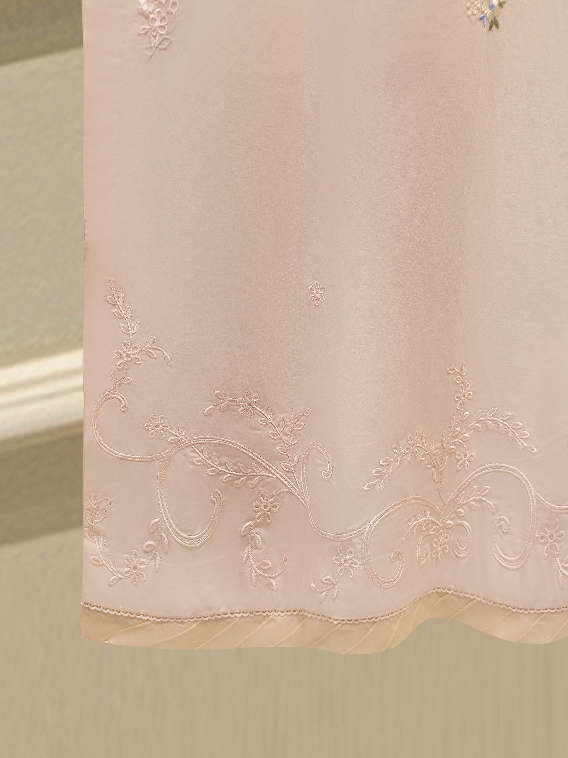 2 Piece - Embroidered Cambric Suit S114118