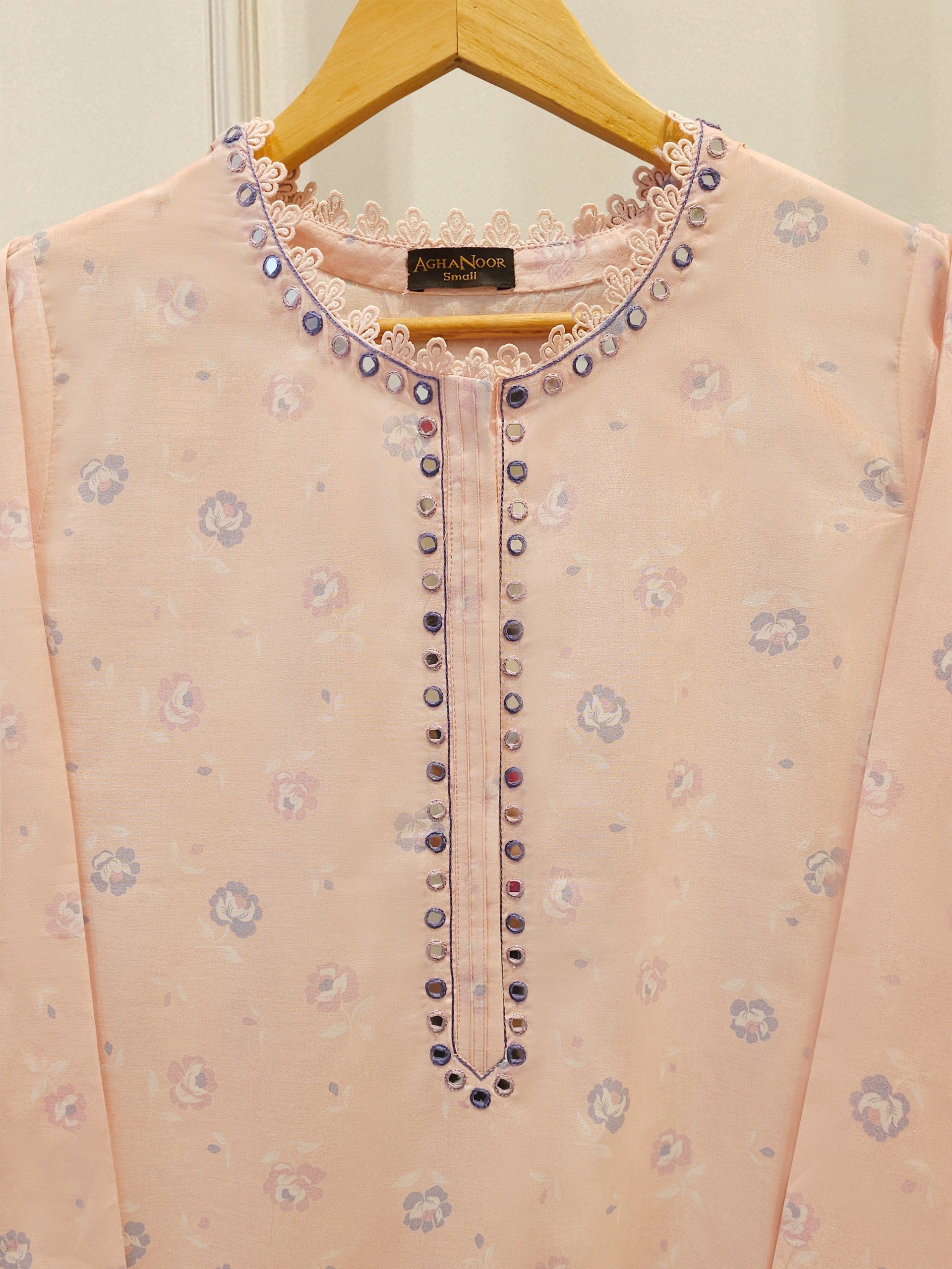 Digital Printed  Cambric Shirt S114141