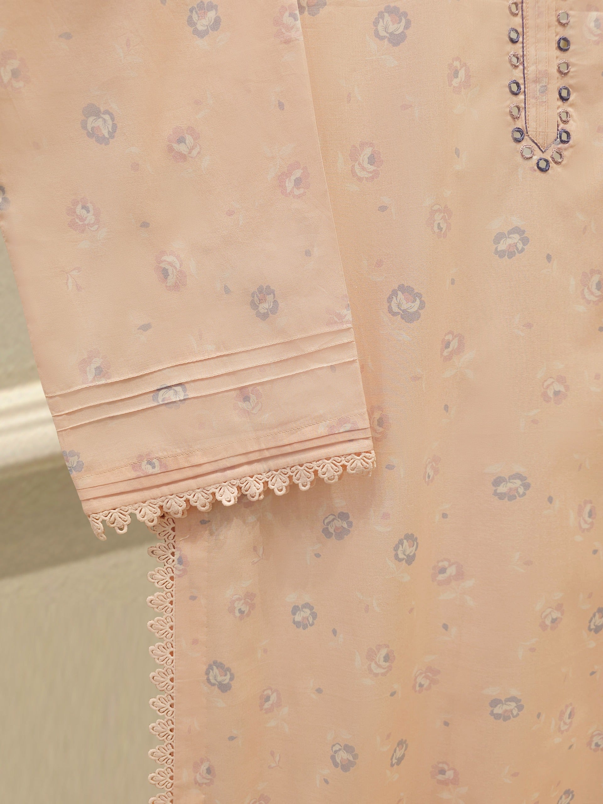 Digital Printed  Cambric Shirt S114141