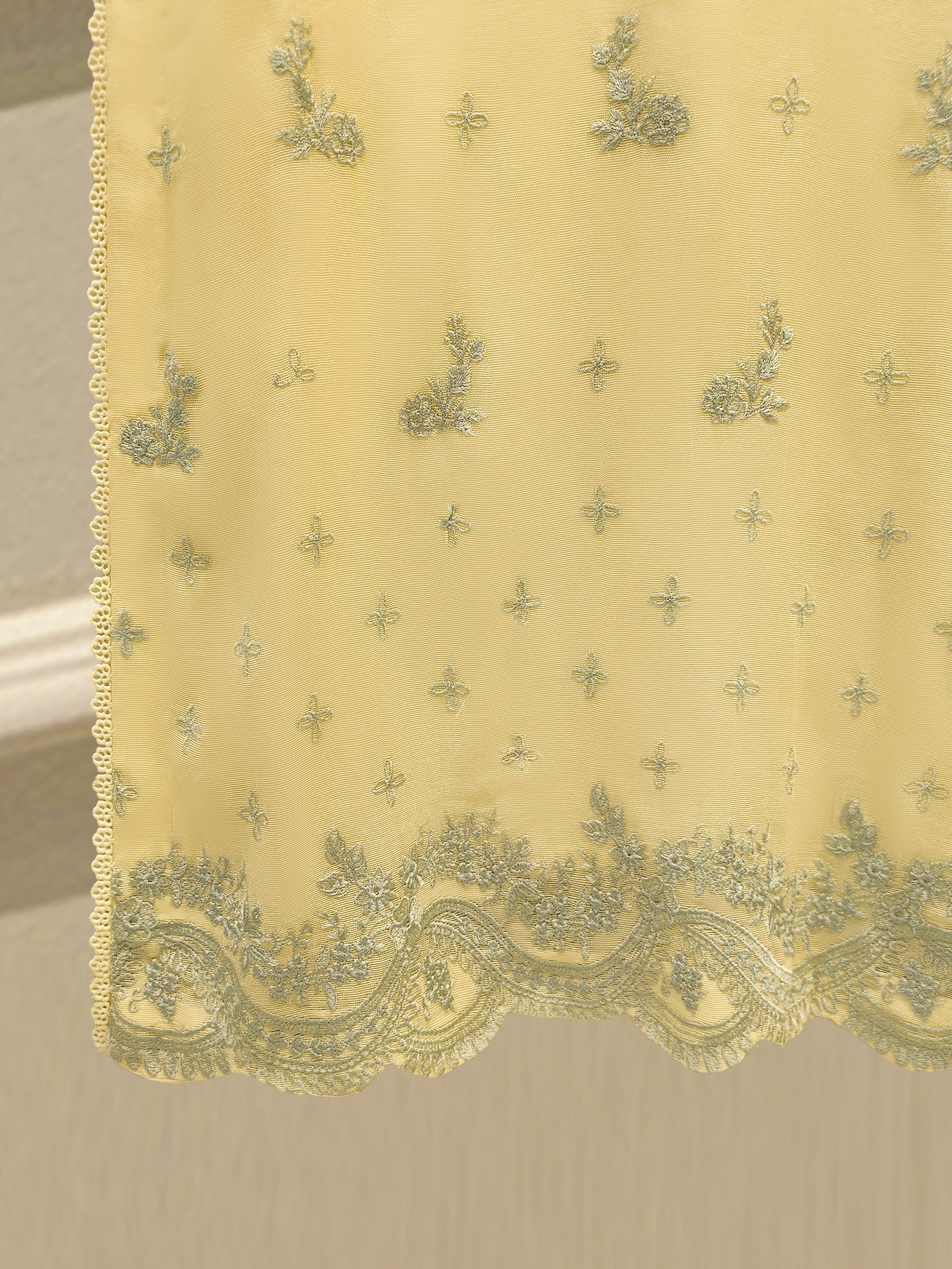 3 Piece - Pure Embroidered Cotton Net Suit S114155