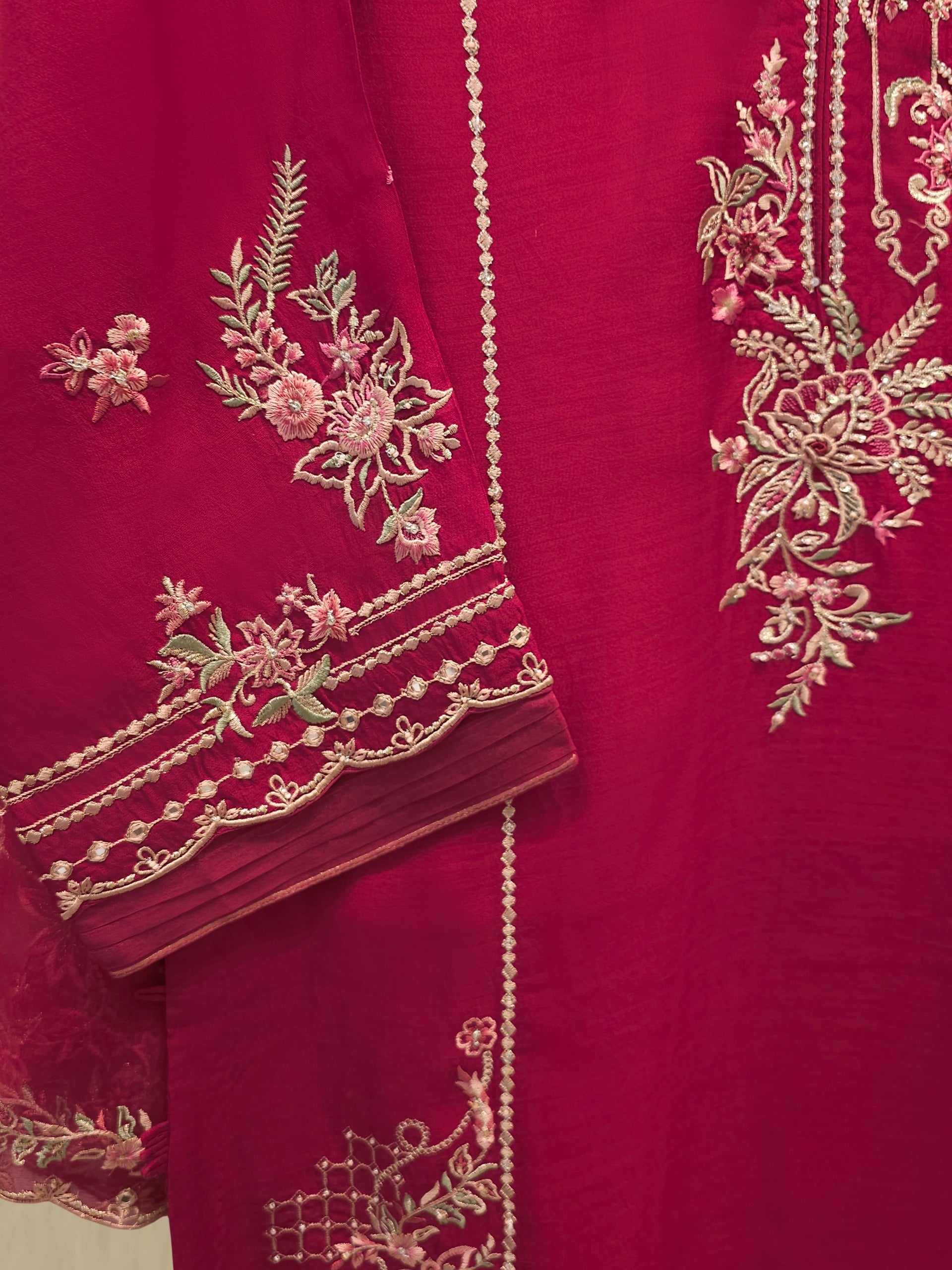 3 Piece - Pure Khaddi Silk Embroidered S114314