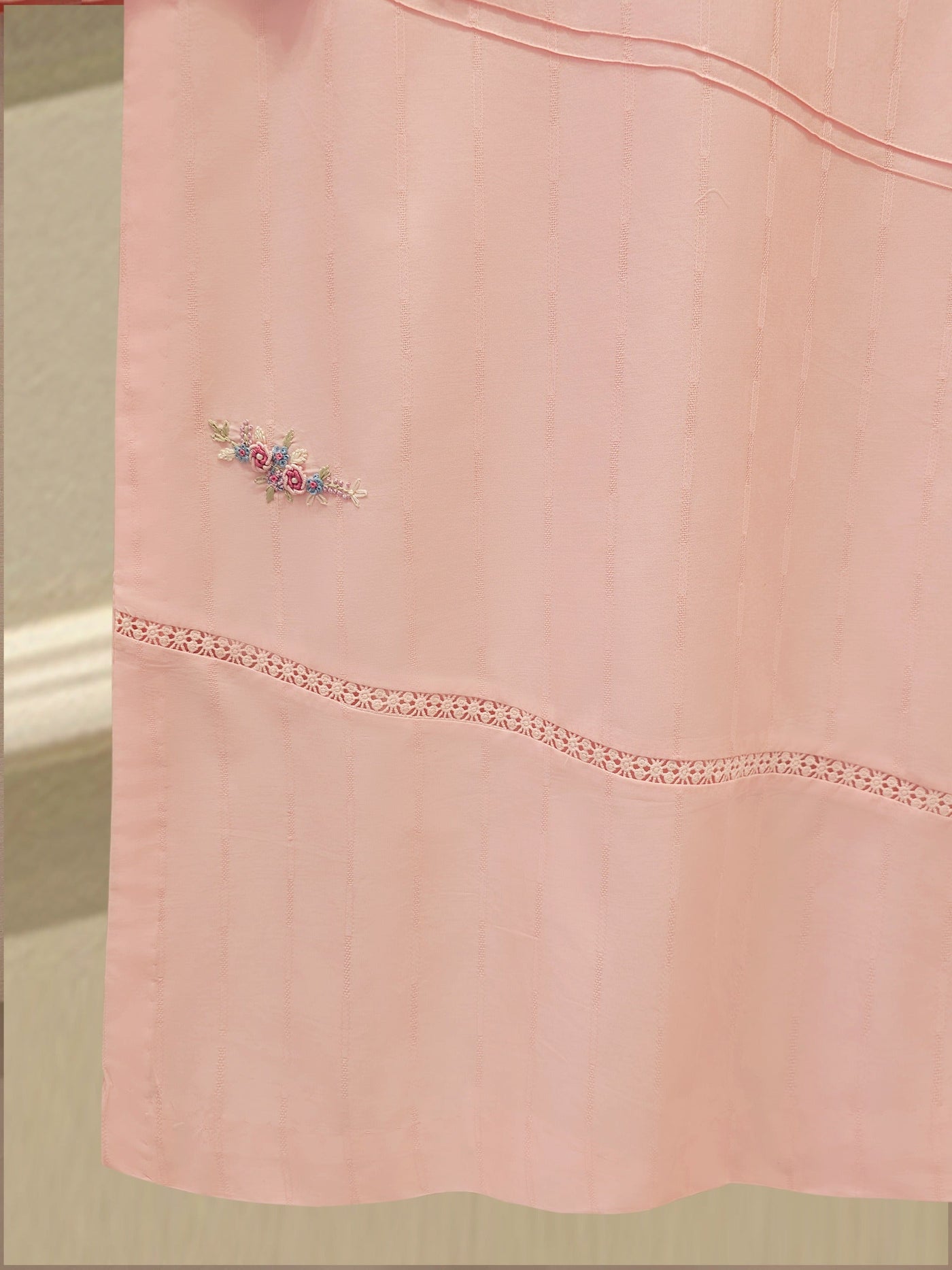 2 Piece - Embroidered Cambric Suit S114359