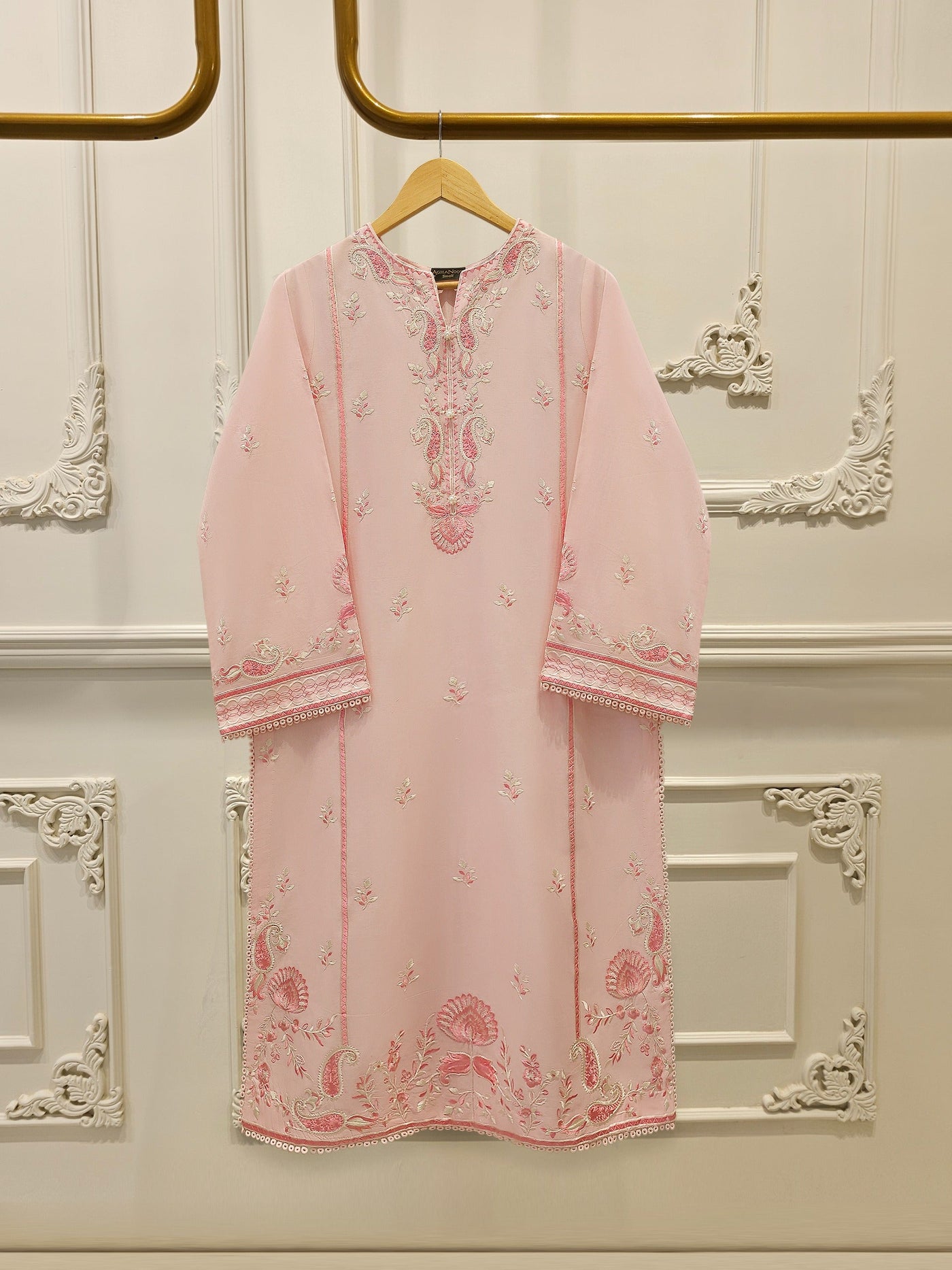 2 Piece - Embroidered Cambric Suit S114358