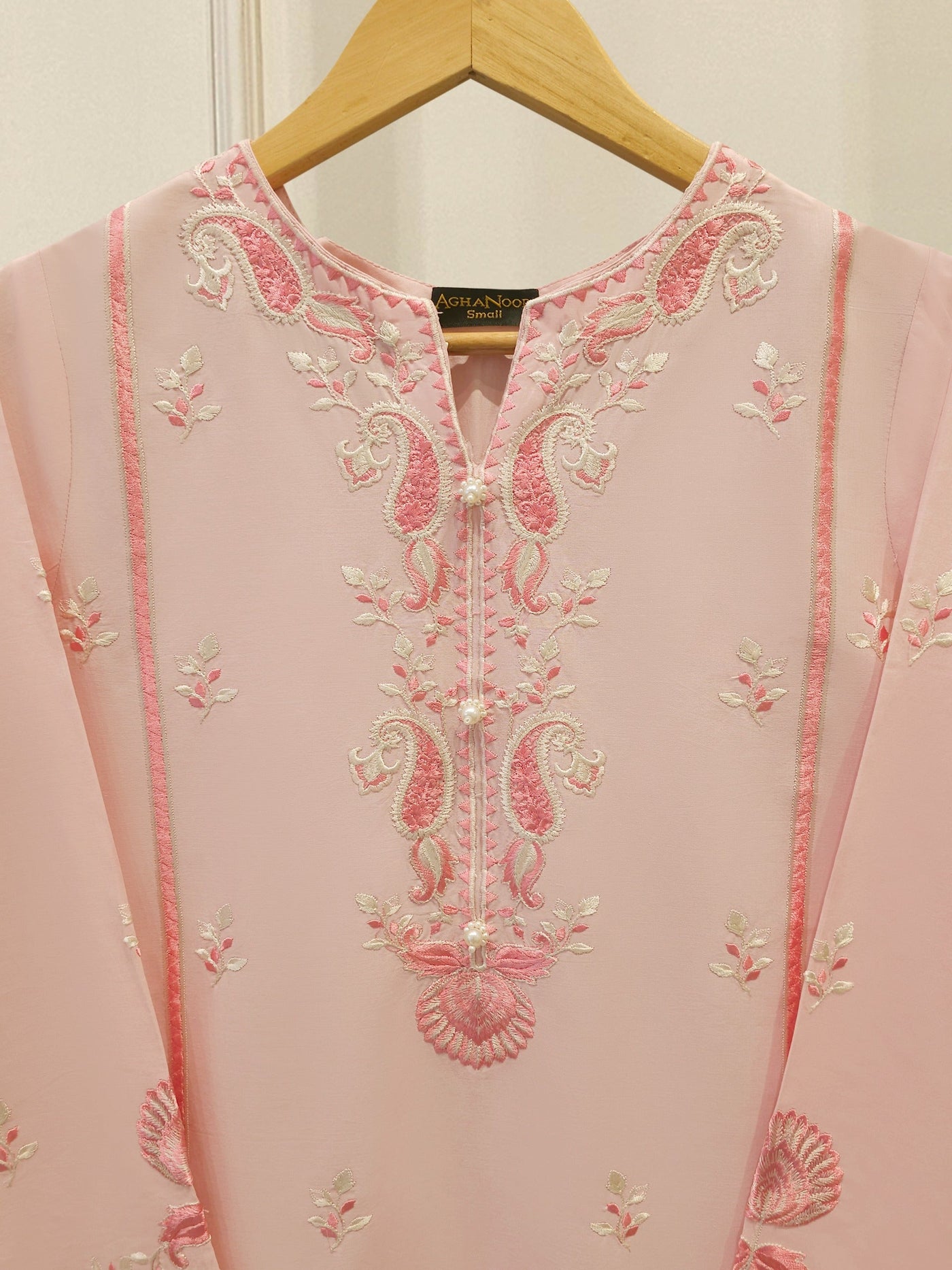 2 Piece - Embroidered Cambric Suit S114358