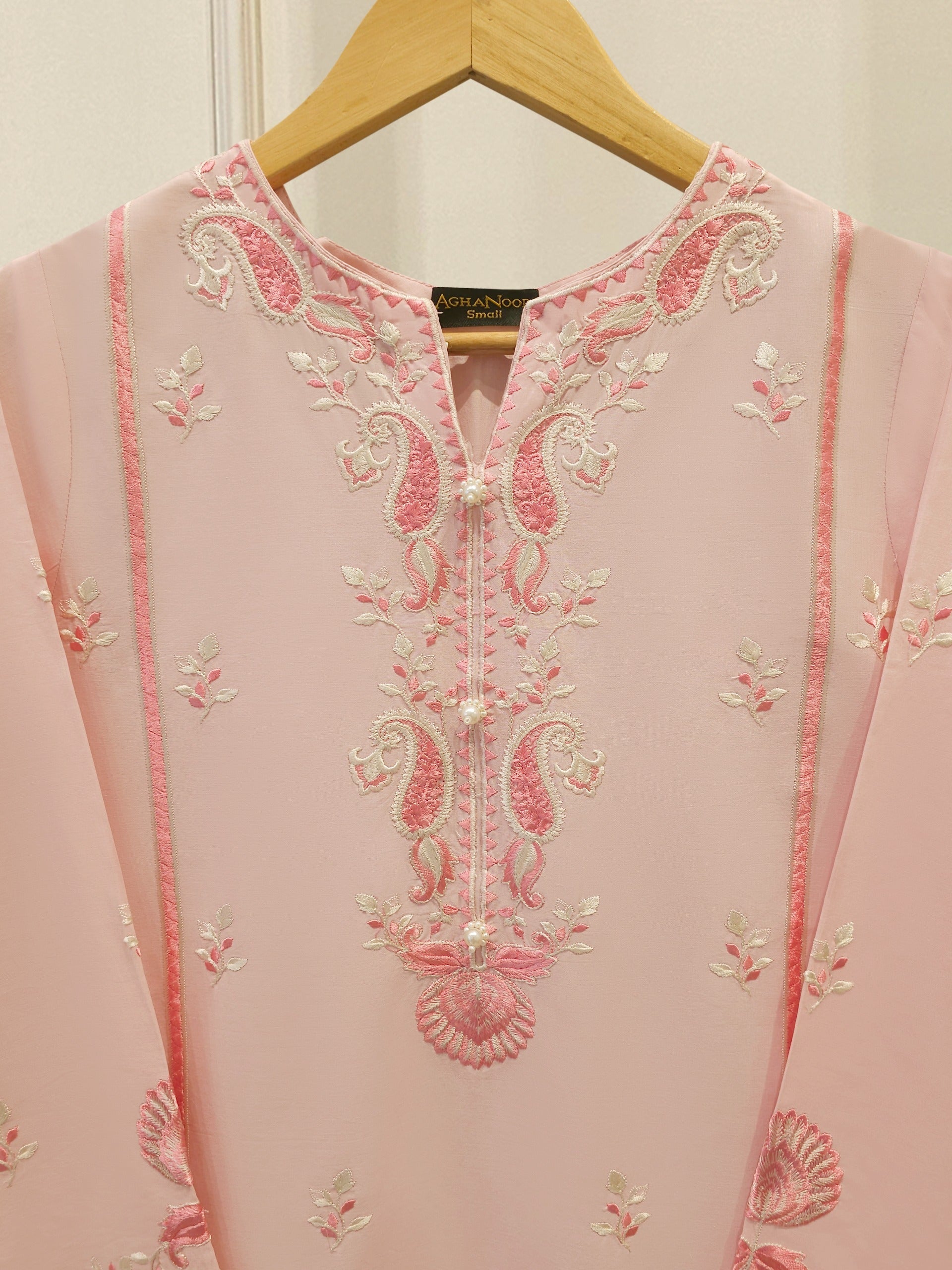 2 Piece - Embroidered Cambric Suit S114358