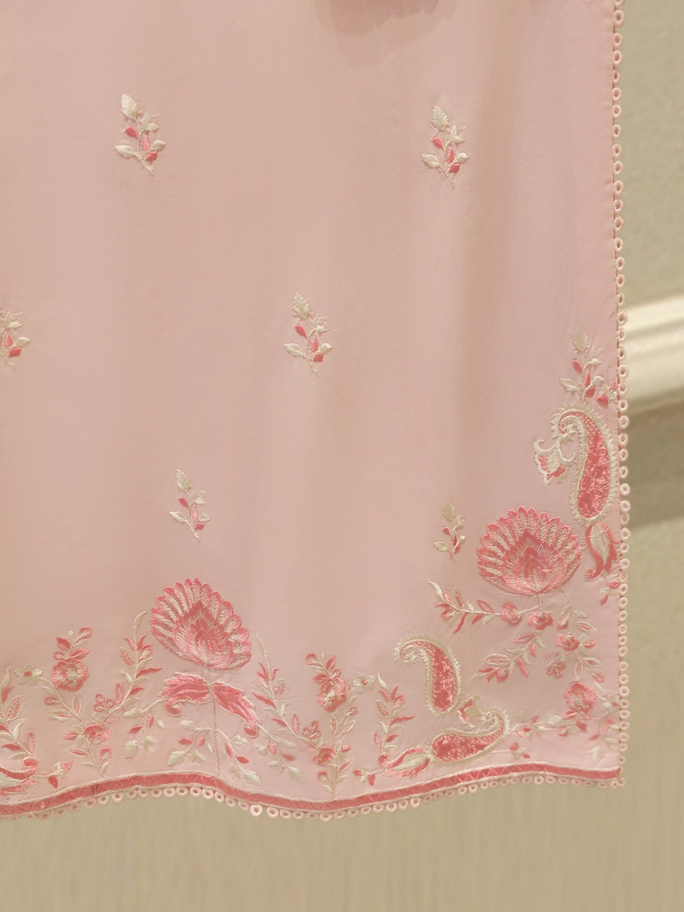 2 Piece - Embroidered Cambric Suit S114358