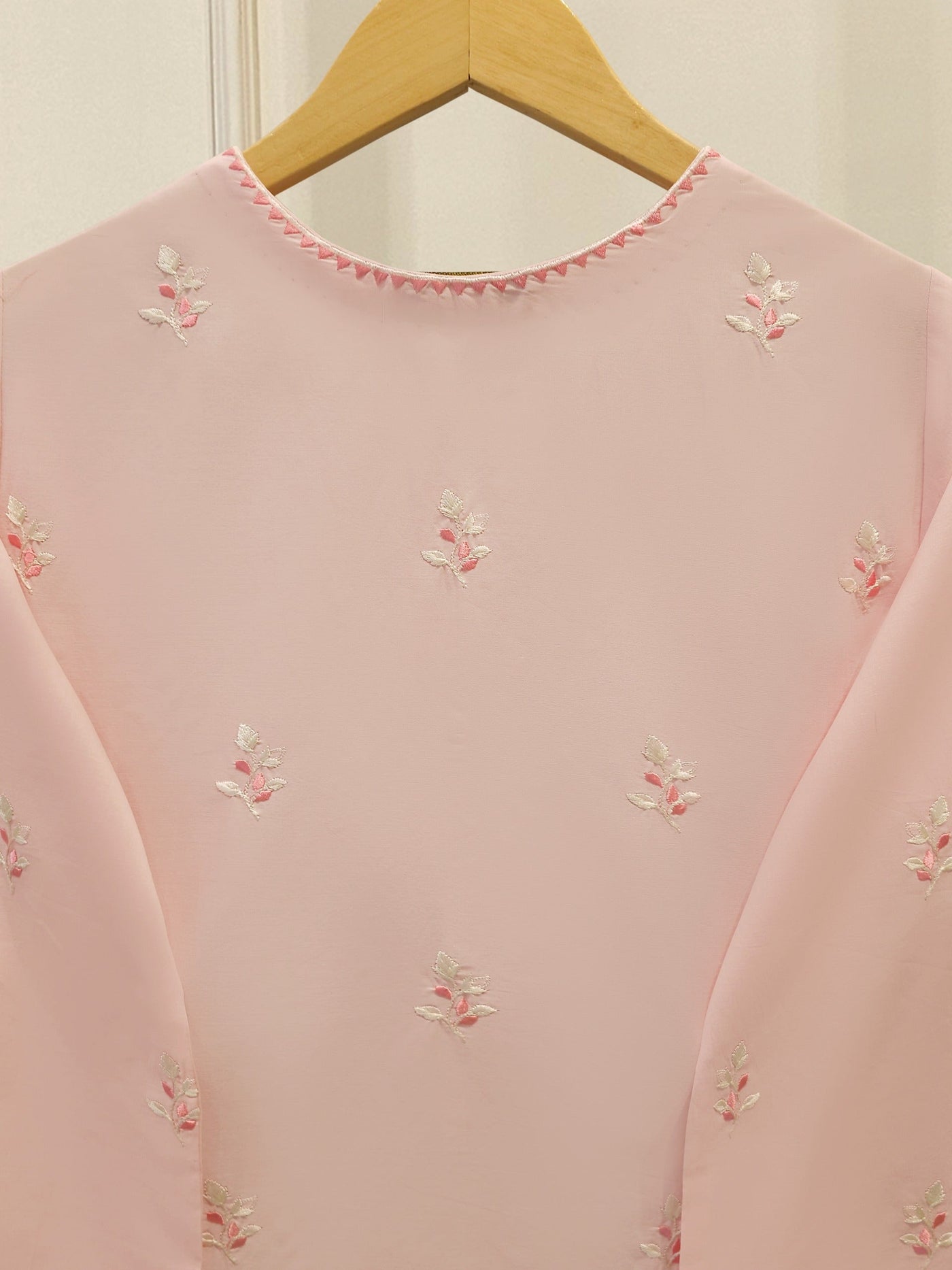 2 Piece - Embroidered Cambric Suit S114358