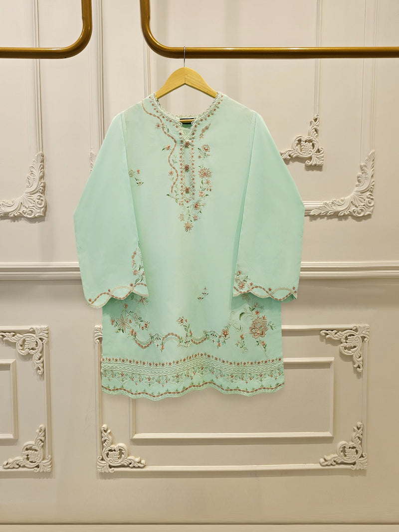 2 Piece - Embroidered Cambric Suit S114313