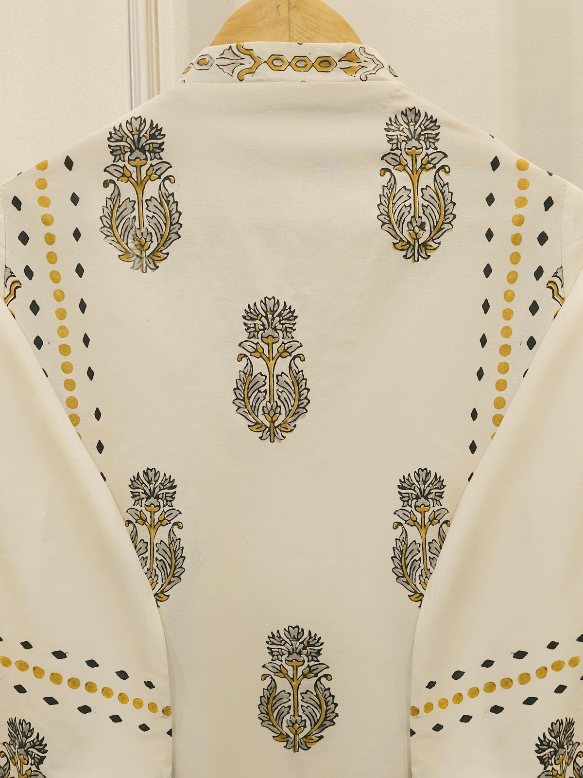 2 Piece - hand block print Cambric Suit S114340