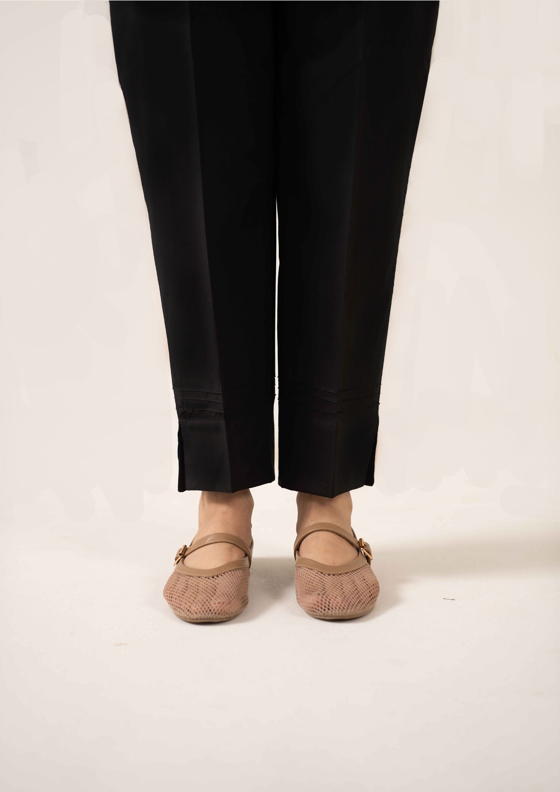 Cambric Cotton - Straight Slim Trouser