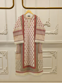Elegant Digital Printed Cambric Shirt S114722