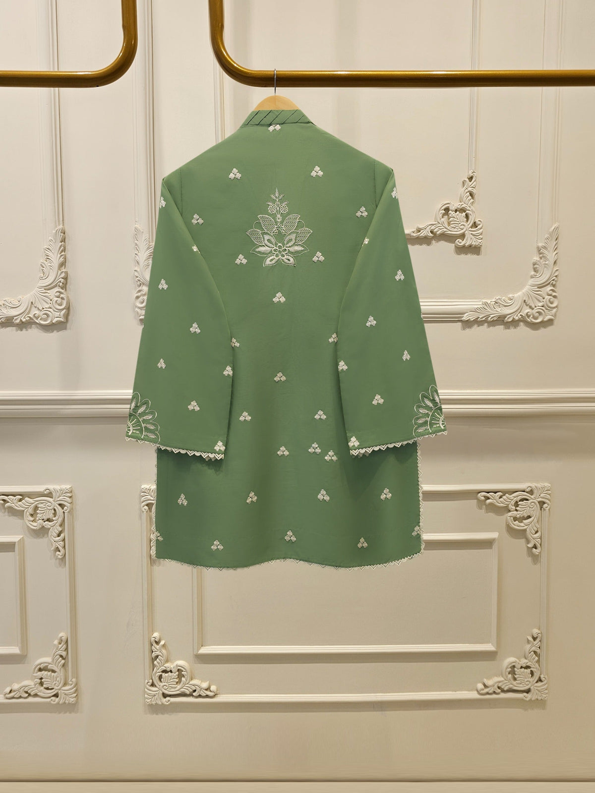 3 Piece - Embroidered Cambric Suit S114845
