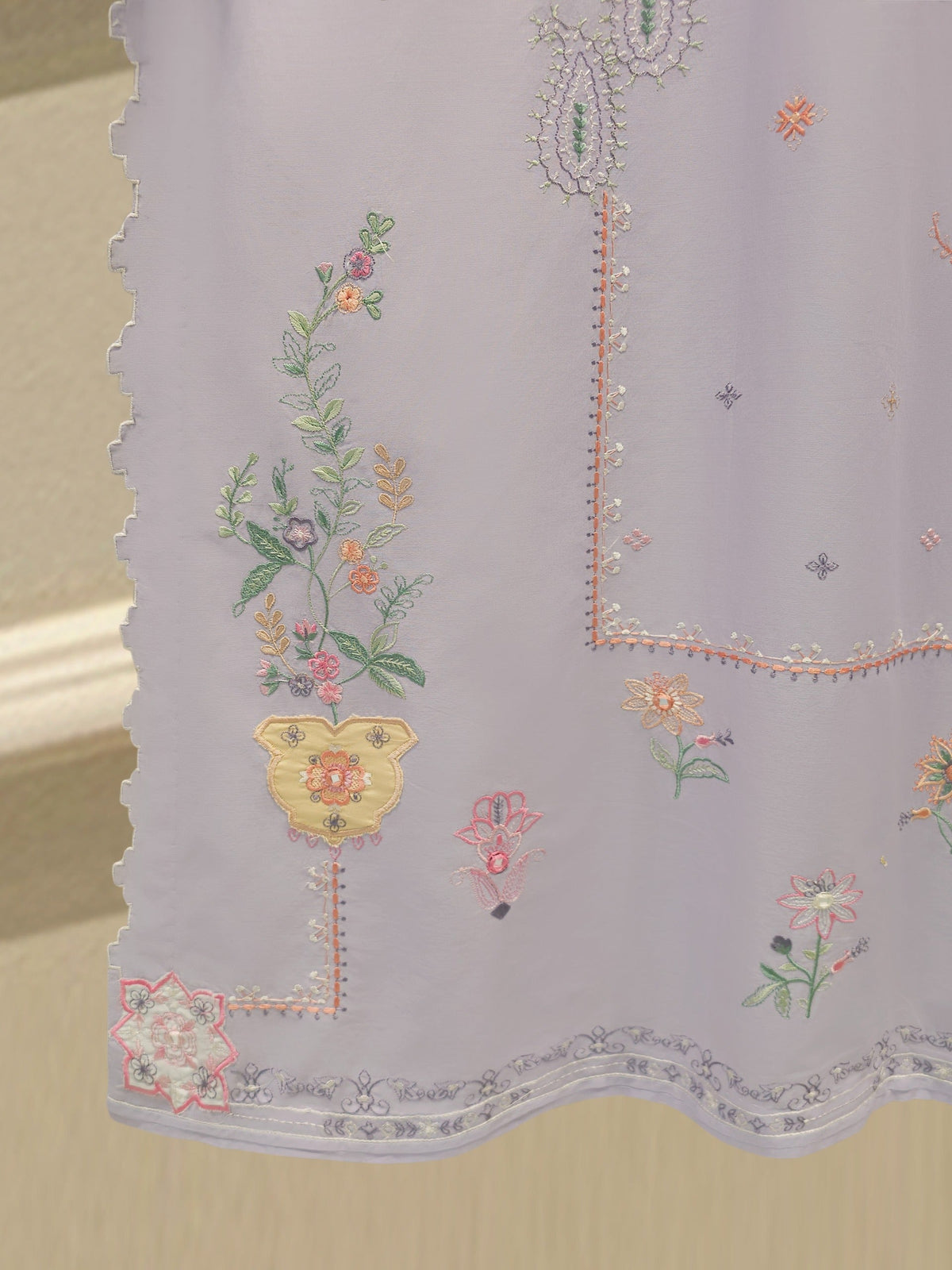 2 Piece - Embroidered Cambric Suit WS00342