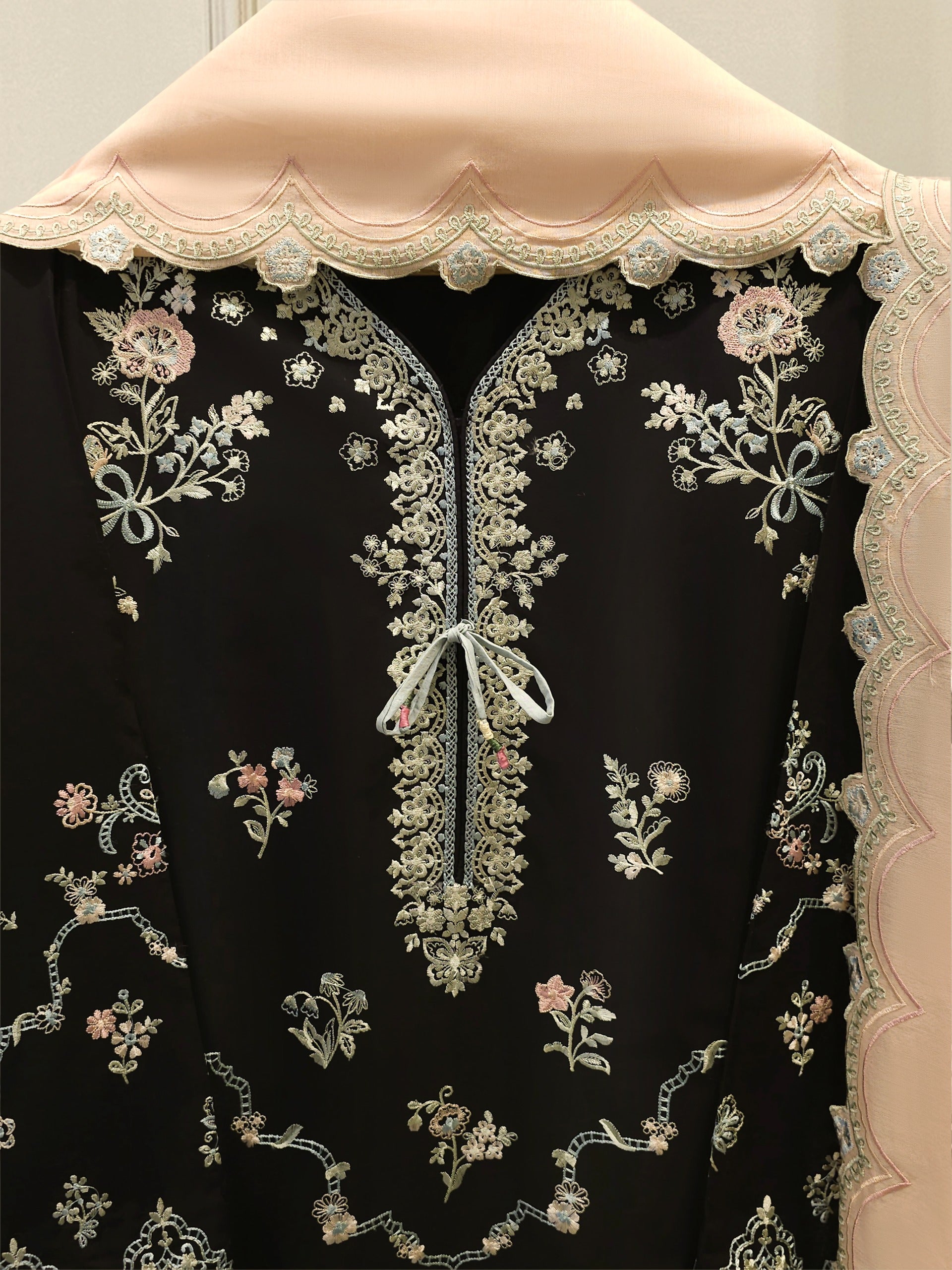 2 Piece - Embroidered Cambric Suit S114869