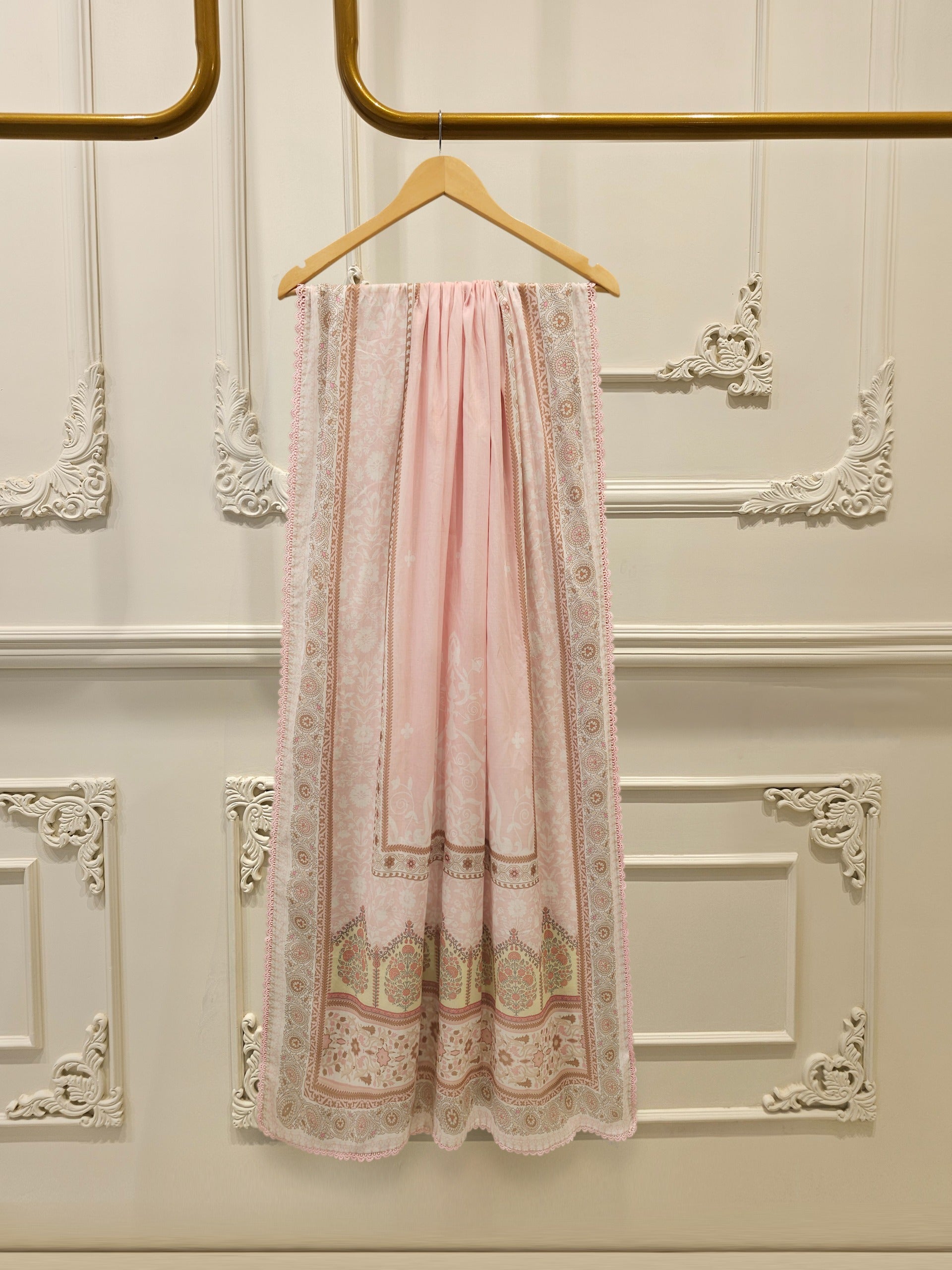 3 Piece - Embroidered Cambric Suit S114884