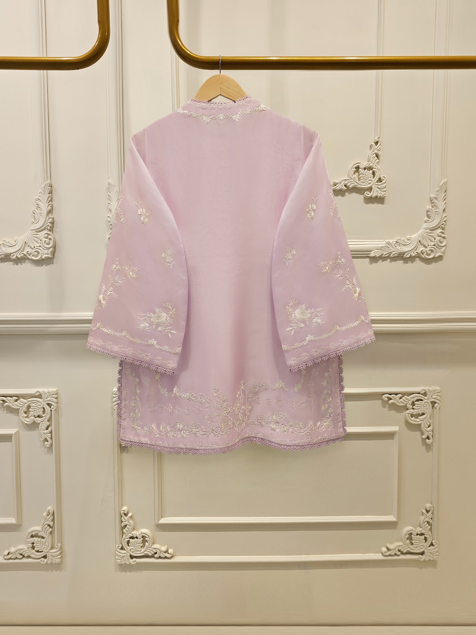 3 Piece- Pure Shisha Silk Embroidered Suit S114933