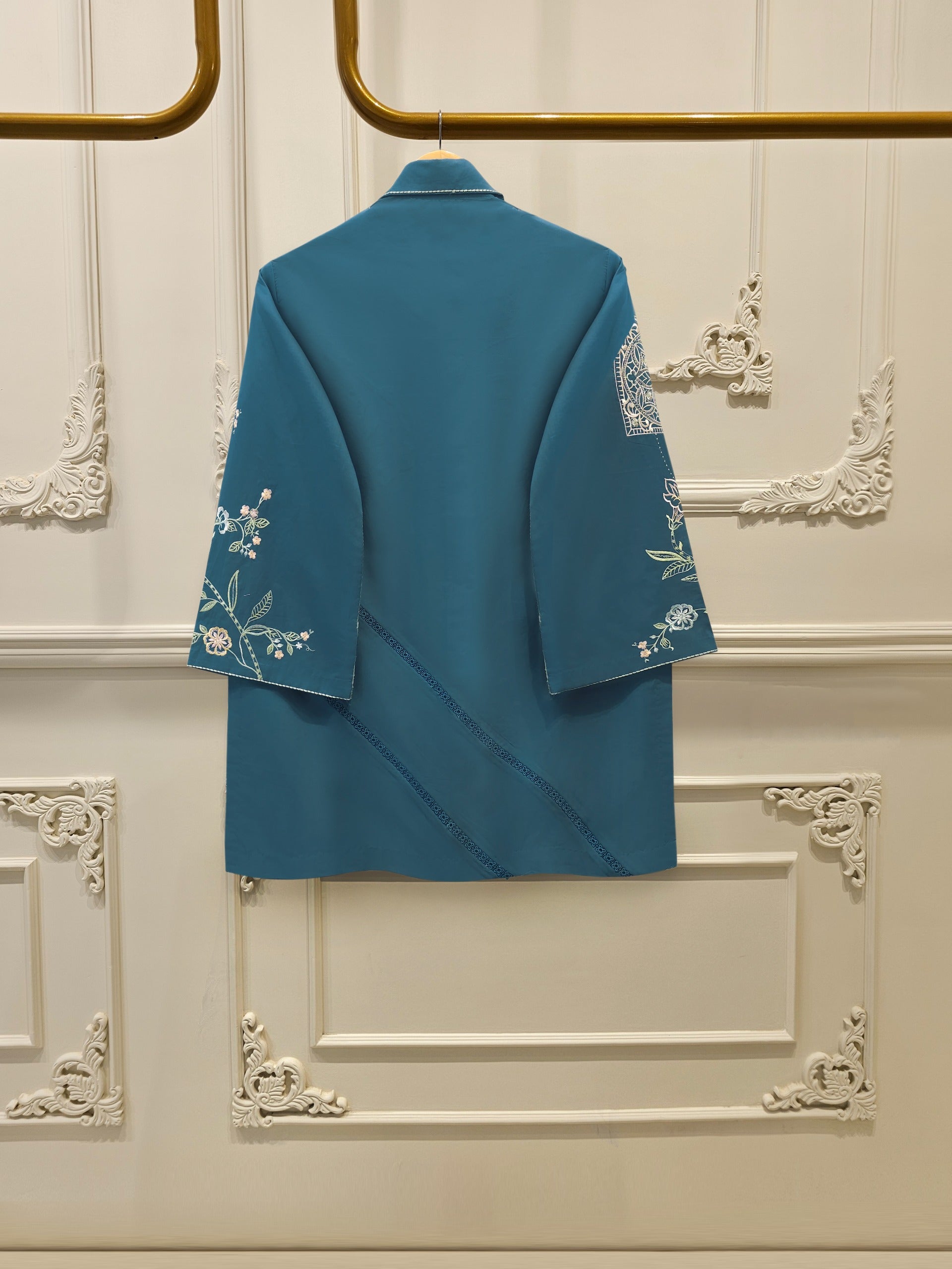 2 Piece - Embroidered Cambric Suit WS00346
