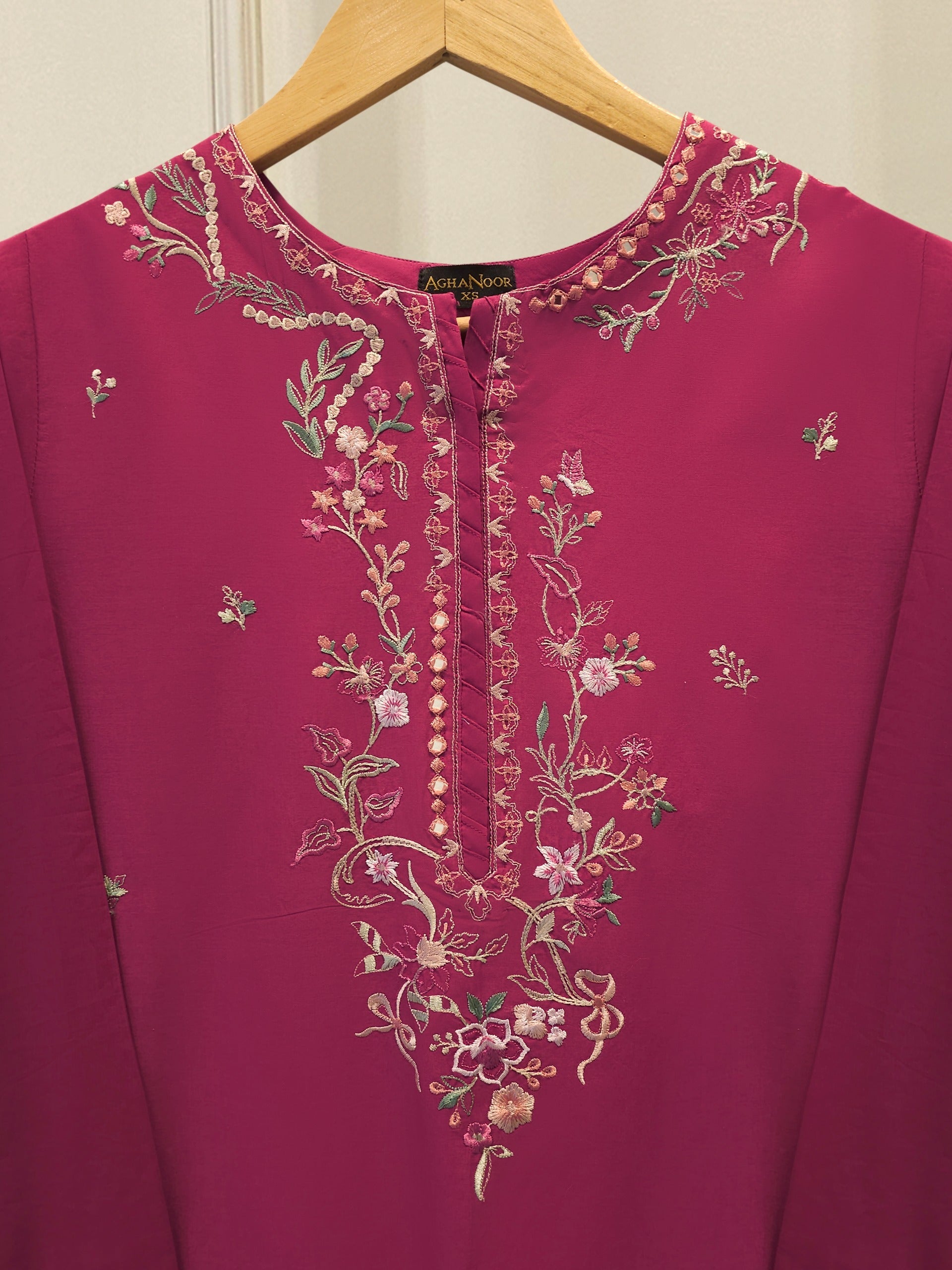 2 Piece - Embroidered Cambric Suit S114941