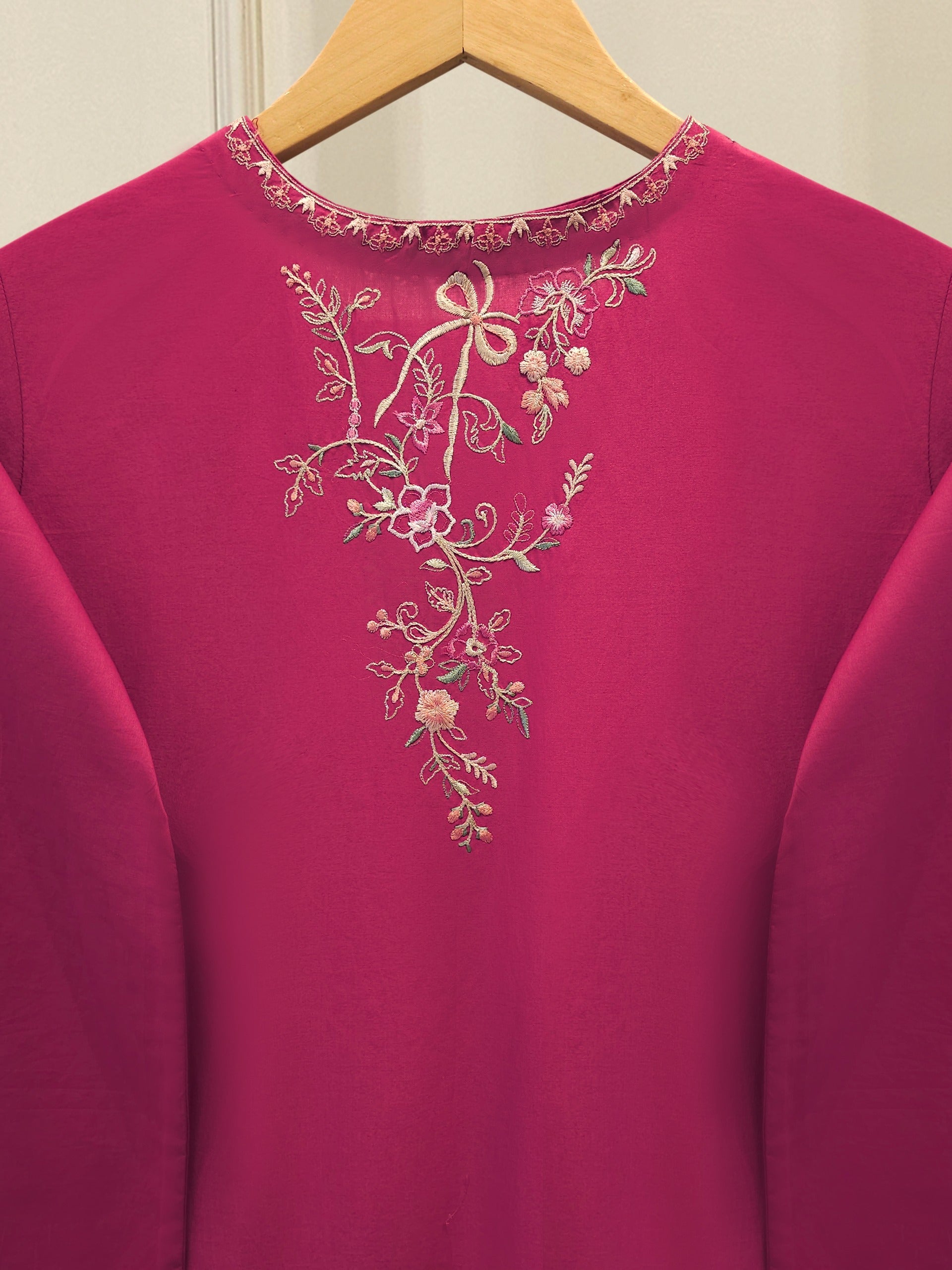 2 Piece - Embroidered Cambric Suit S114941