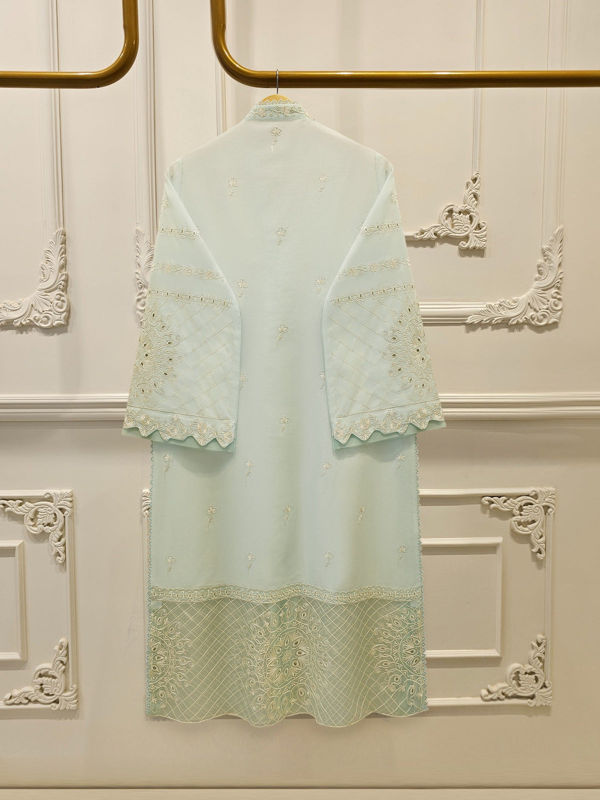3 Piece - Embroidered Cambric Suit S114940