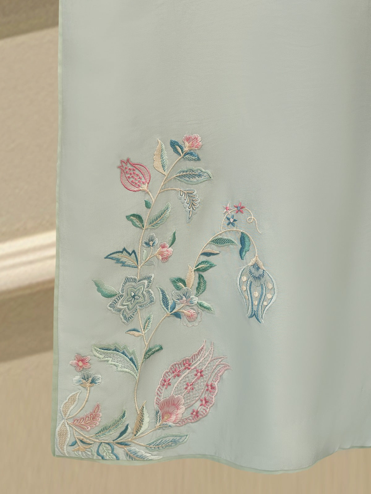 Pure Shisha Silk Embroidered Shirt S114956