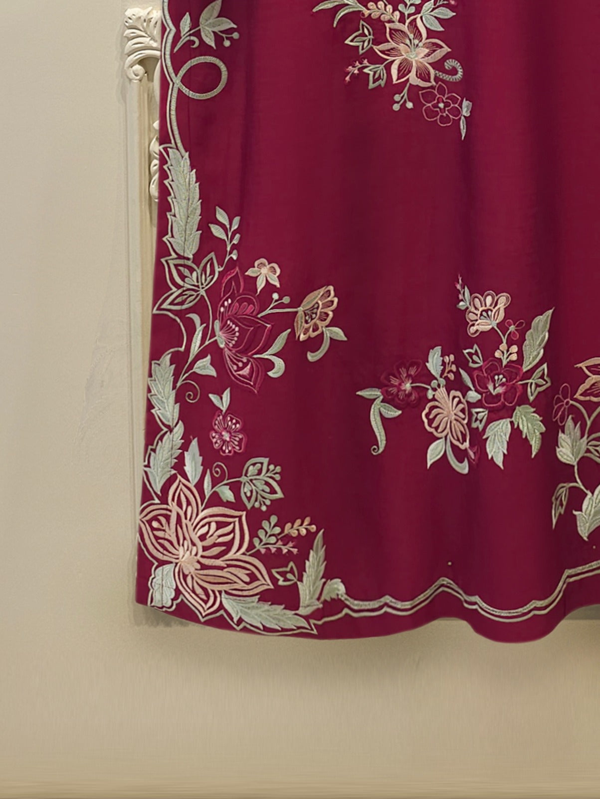 Pure Khaddi Silk Embroidered  Shirt S113205