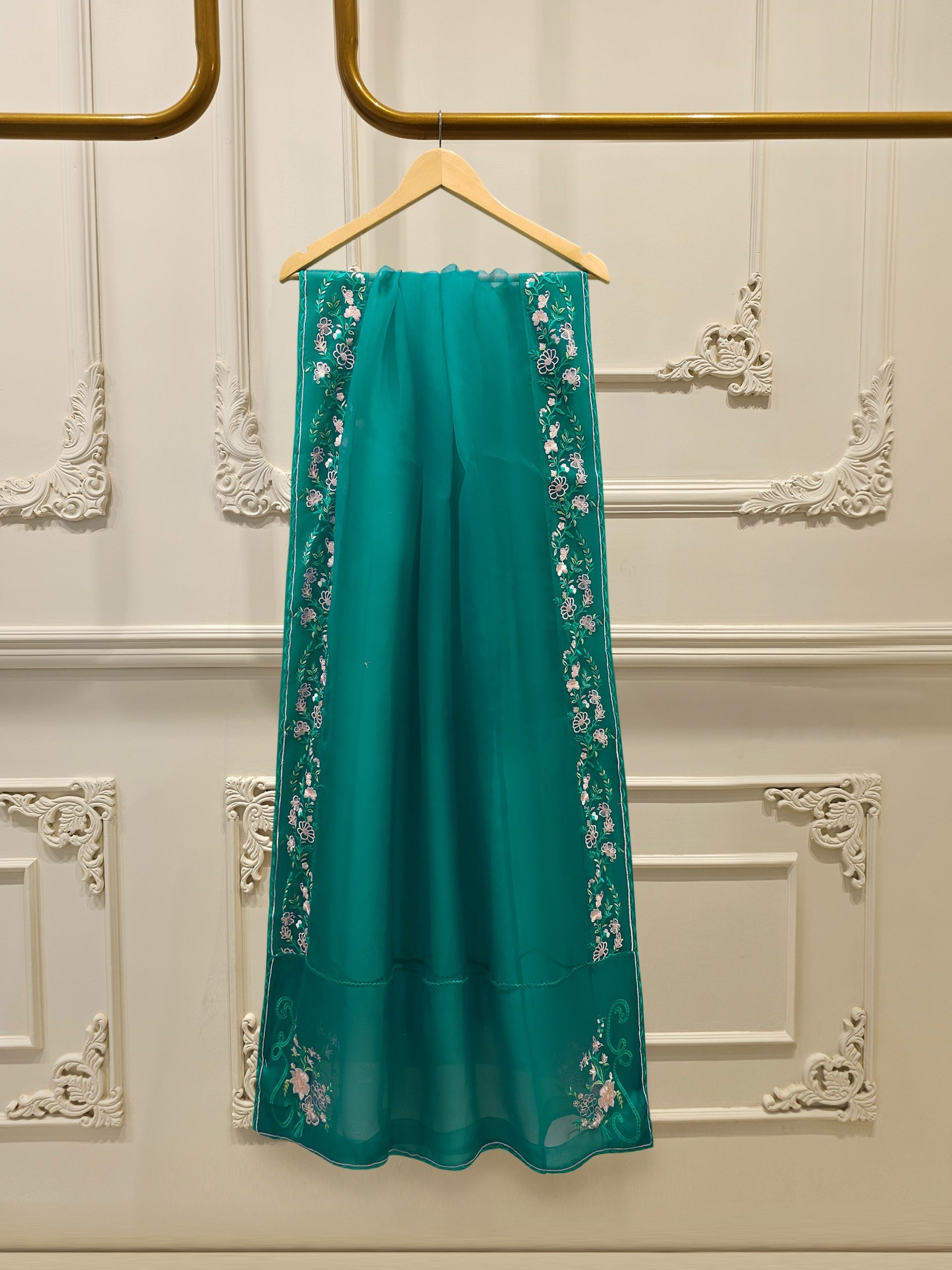 2 Piece - Pure Khaddi Silk Embroidered  Suit S115064