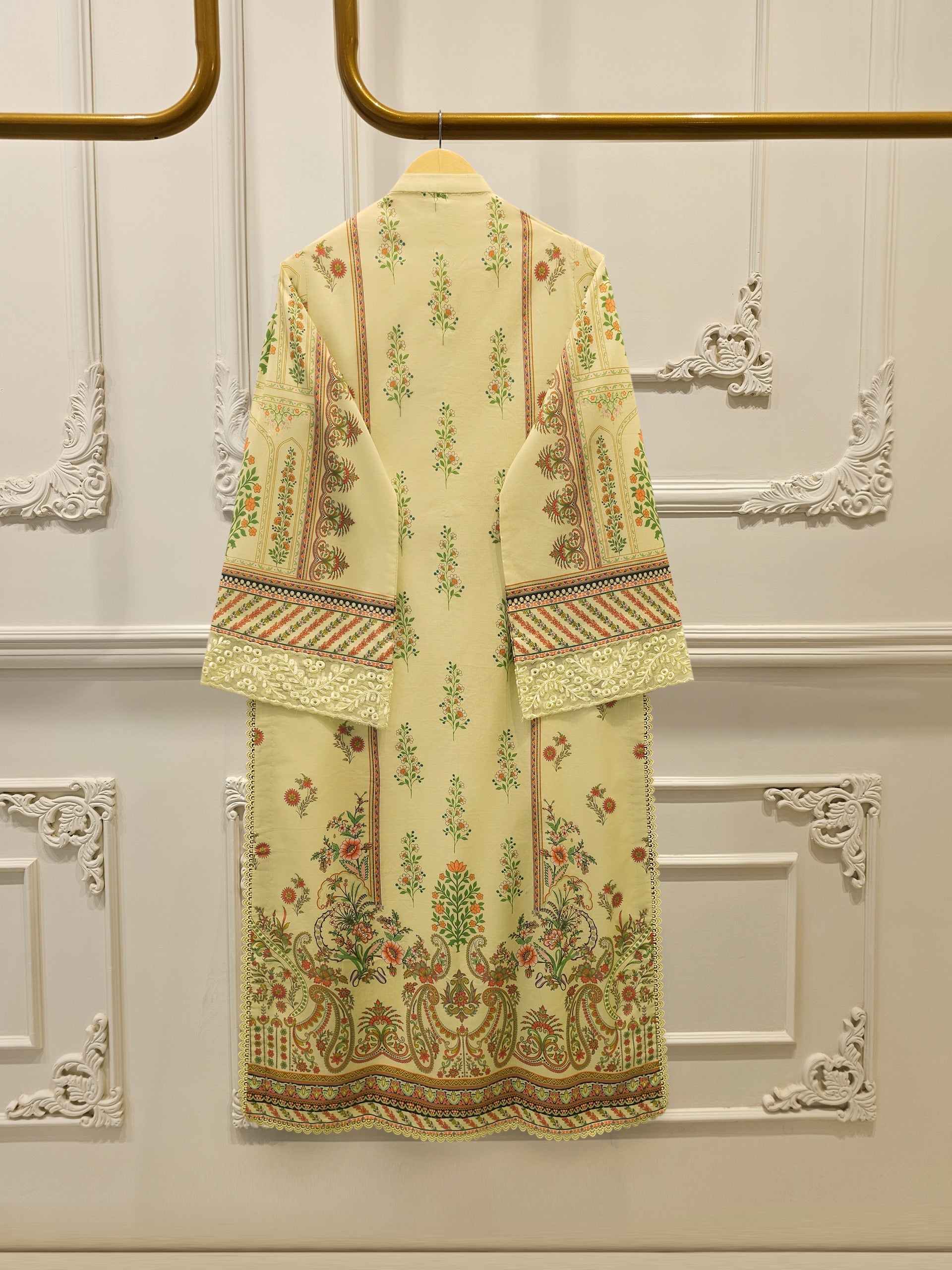 2 Piece -Digital Printed Cambric Suit S115080