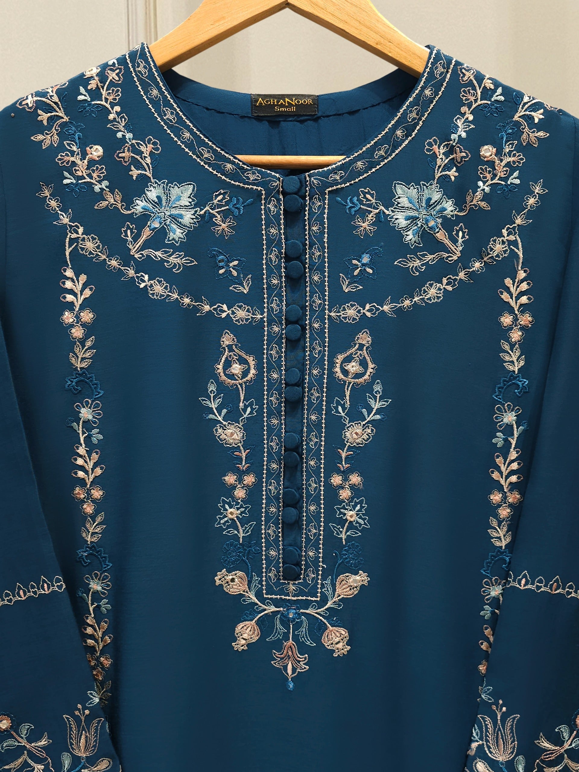 Embroidered Kora Cotton Shirt S113275