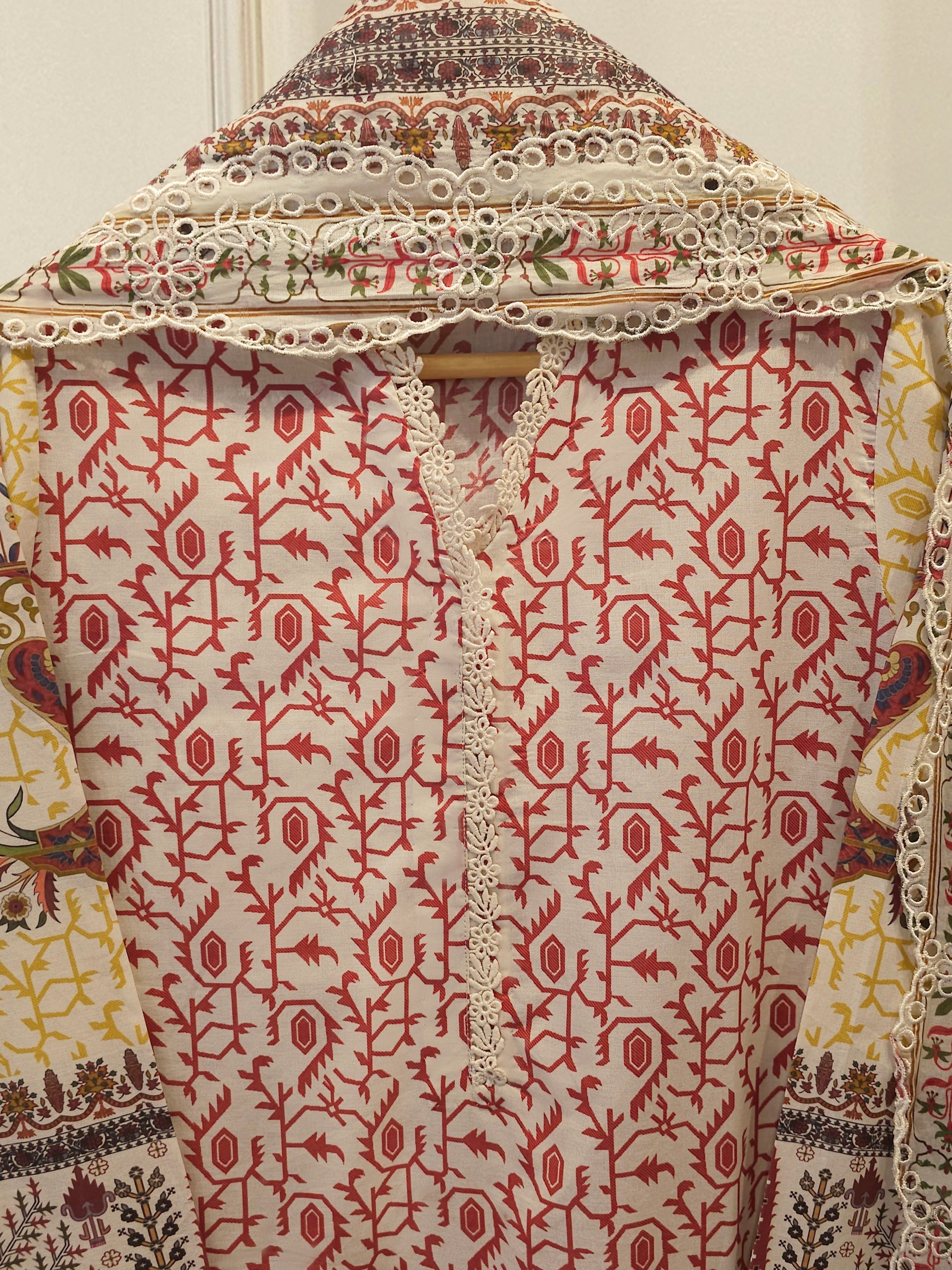 2 Piece -Digital Printed Cambric Suit S115121